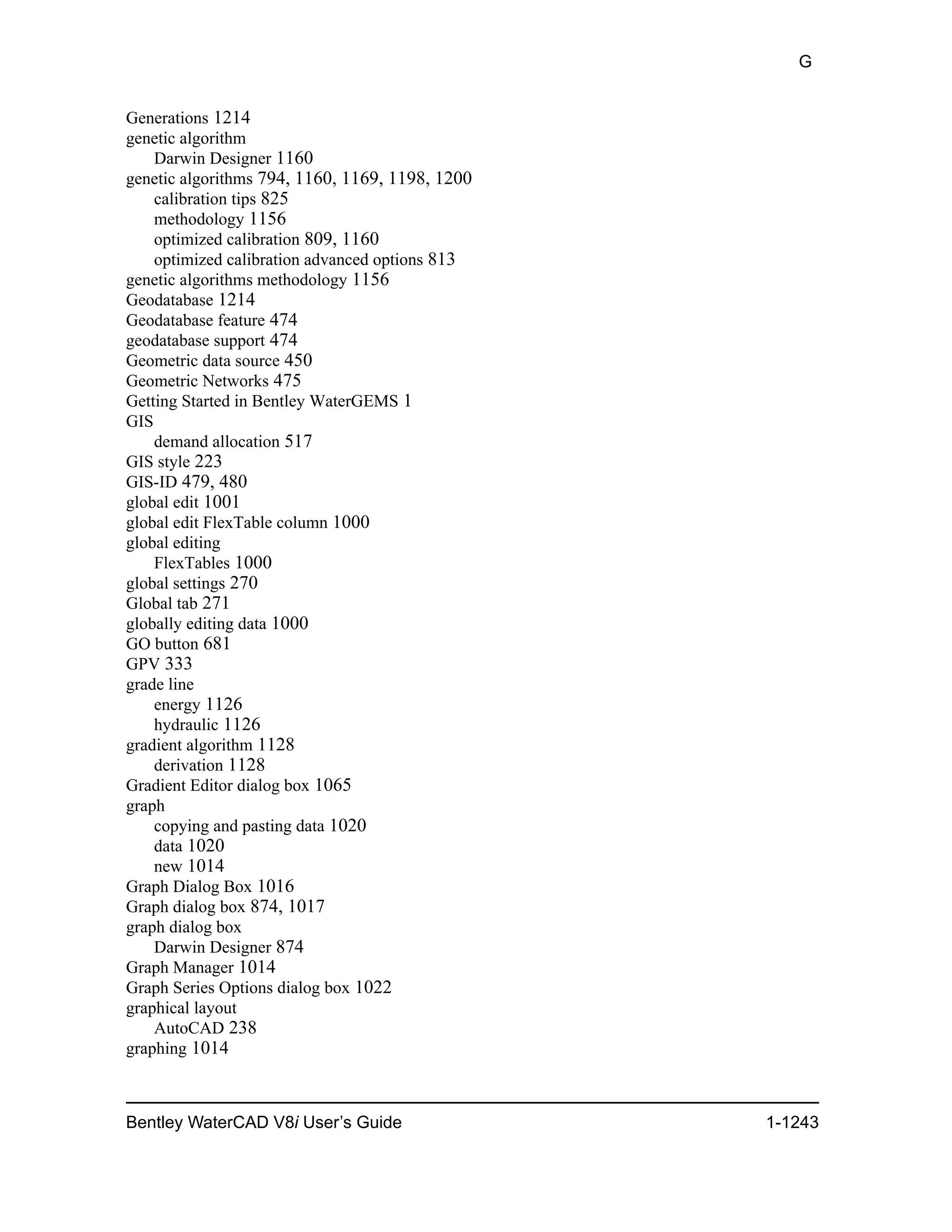 Water cad v8i user's guide