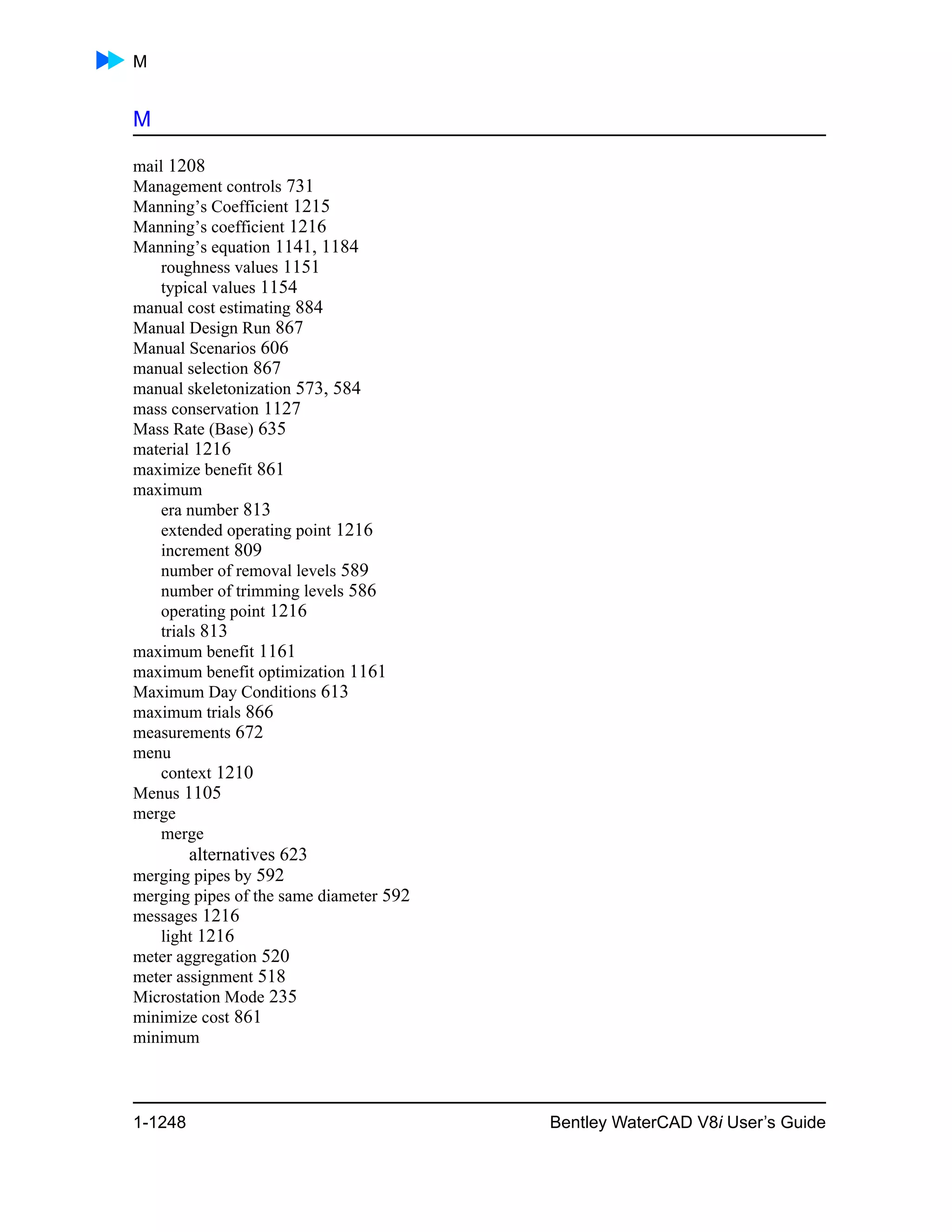 Water cad v8i user's guide
