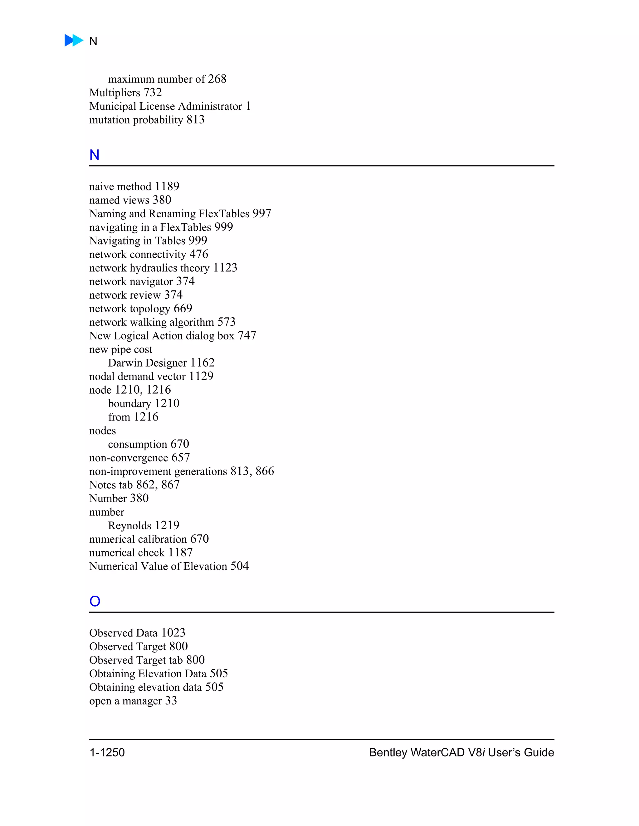 Water cad v8i user's guide
