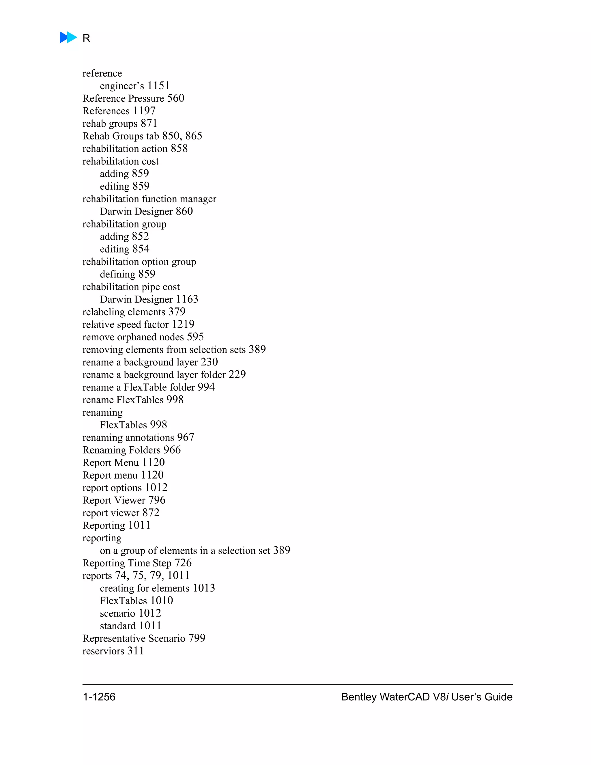 Water cad v8i user's guide