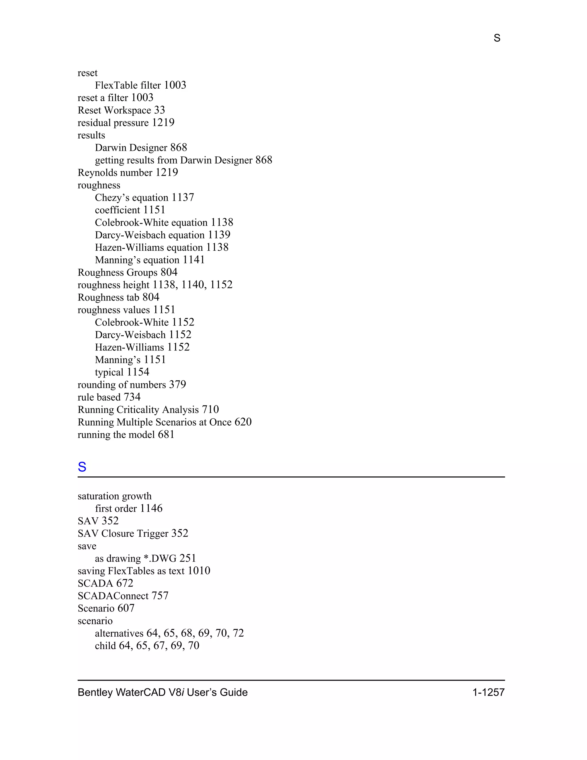Water cad v8i user's guide