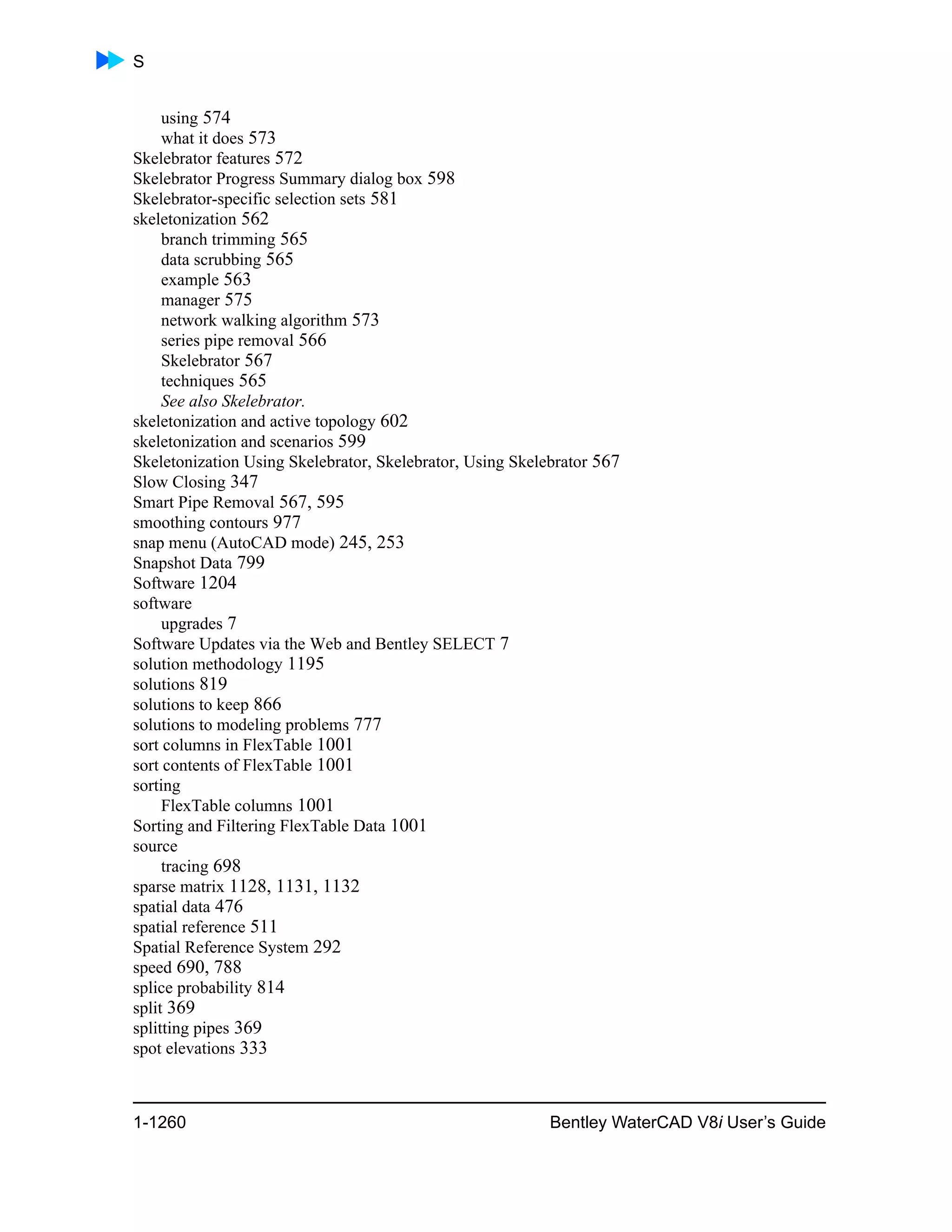 Water cad v8i user's guide