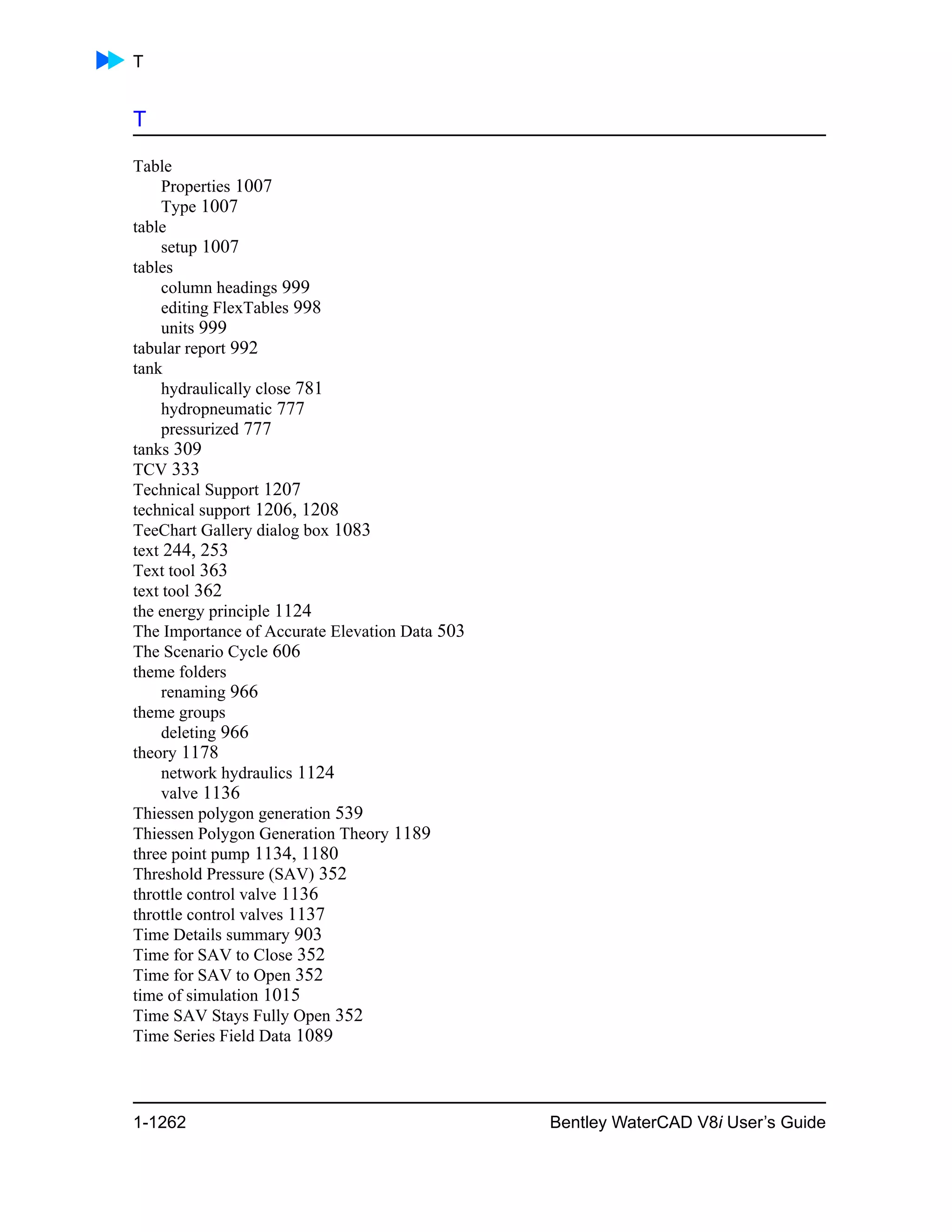 Water cad v8i user's guide