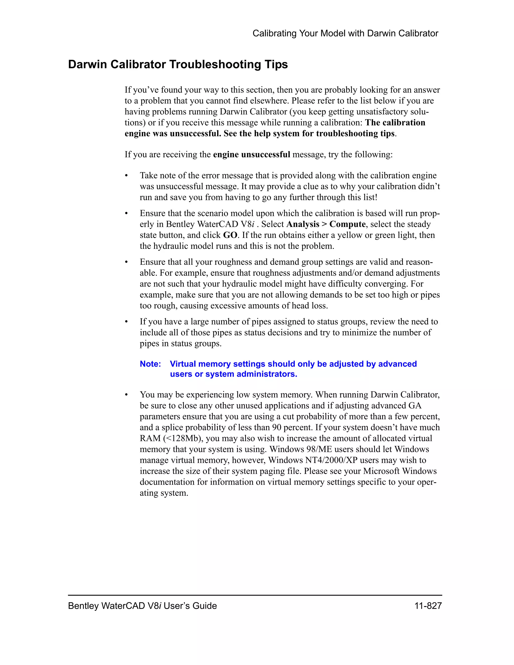 Water cad v8i user's guide