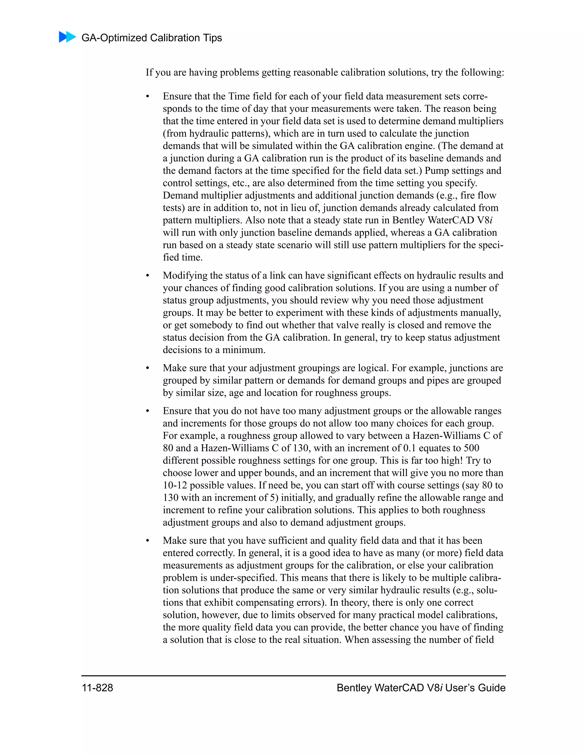 Water cad v8i user's guide