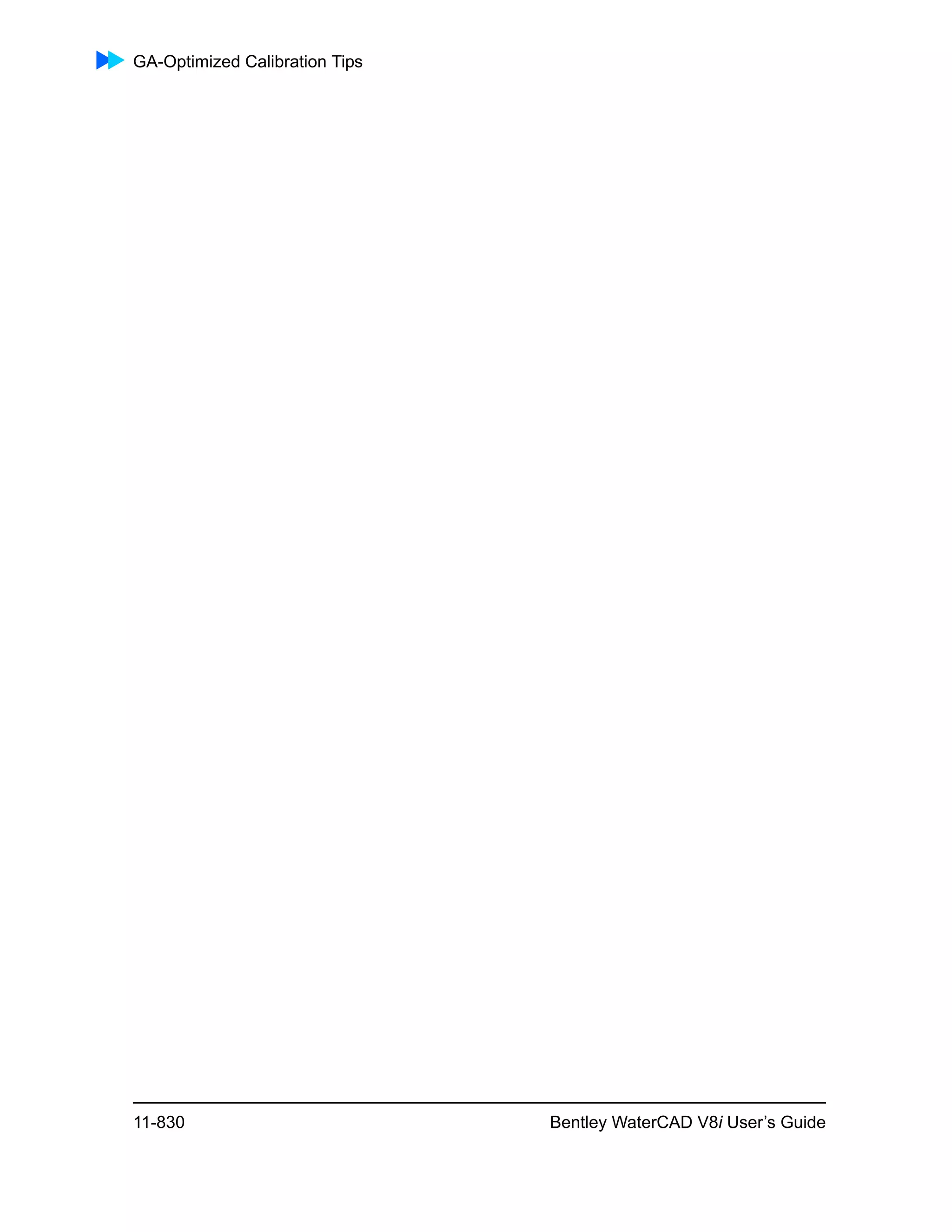 Water cad v8i user's guide