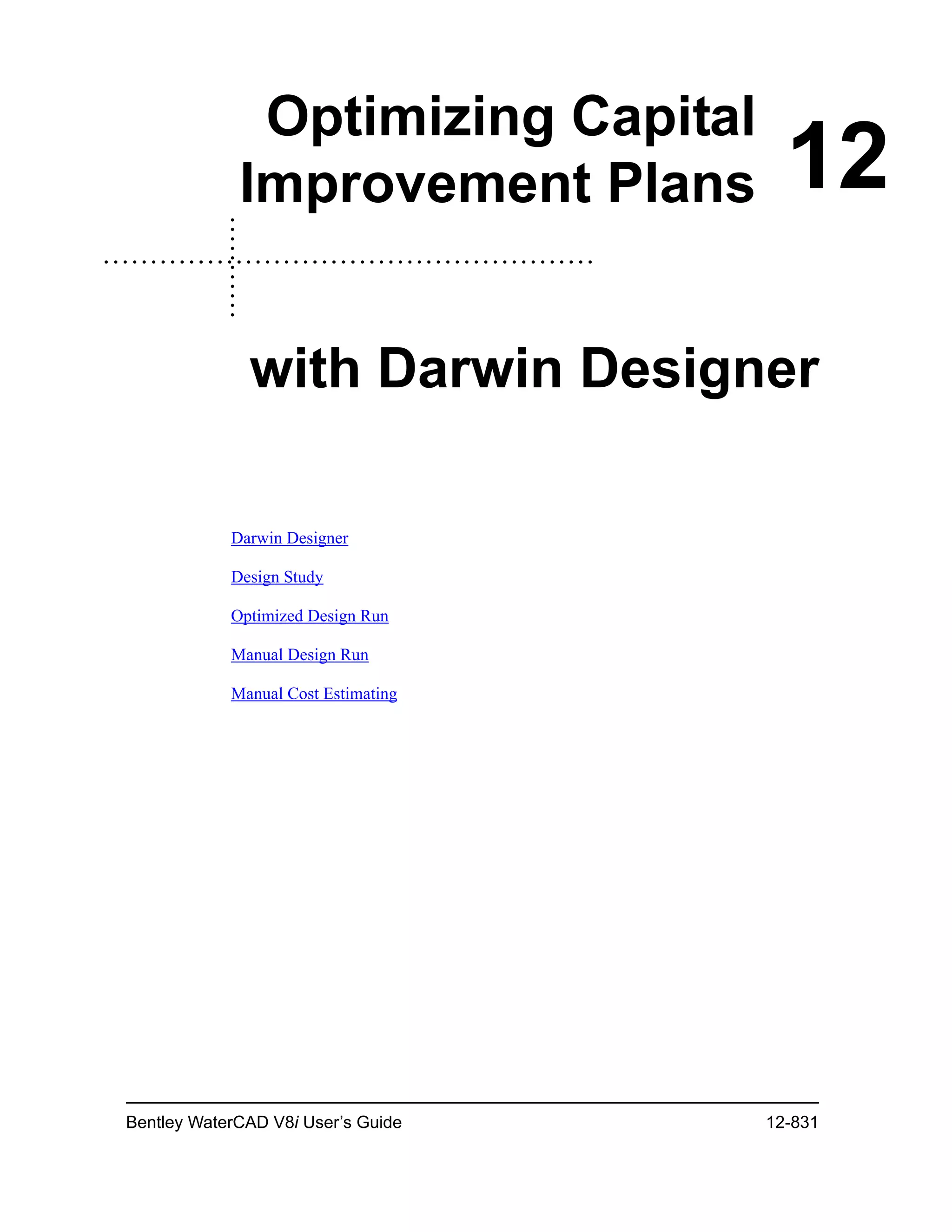 Water cad v8i user's guide