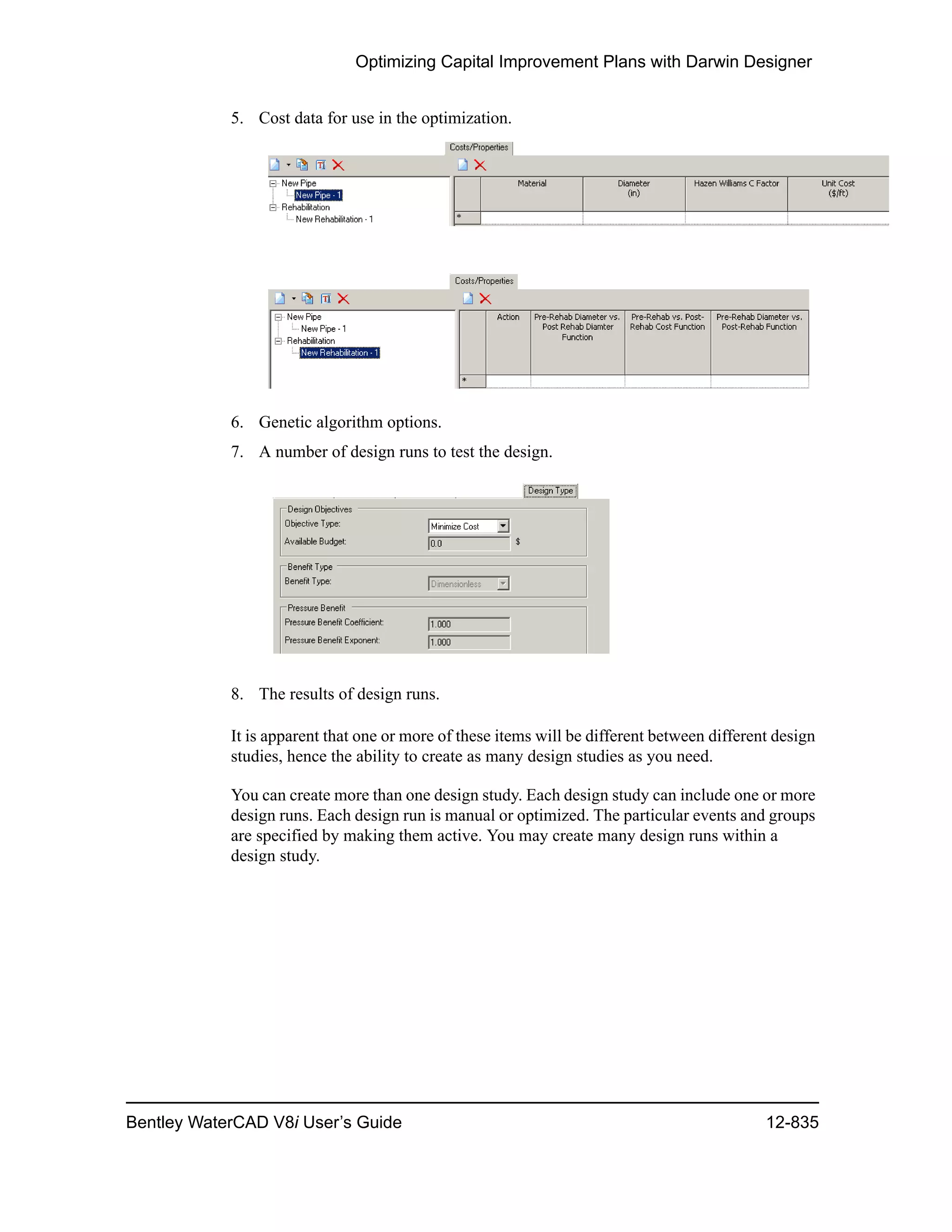 Water cad v8i user's guide