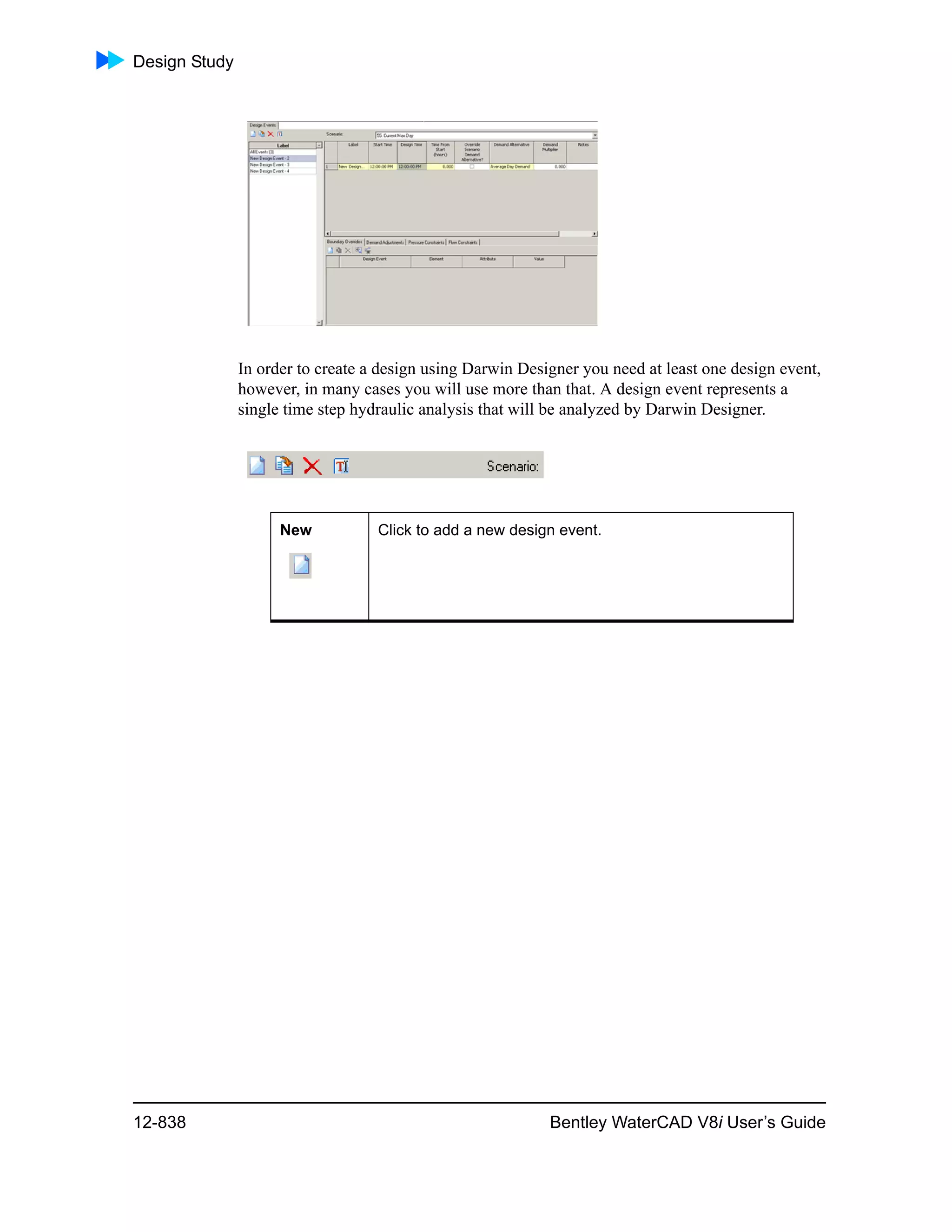 Water cad v8i user's guide