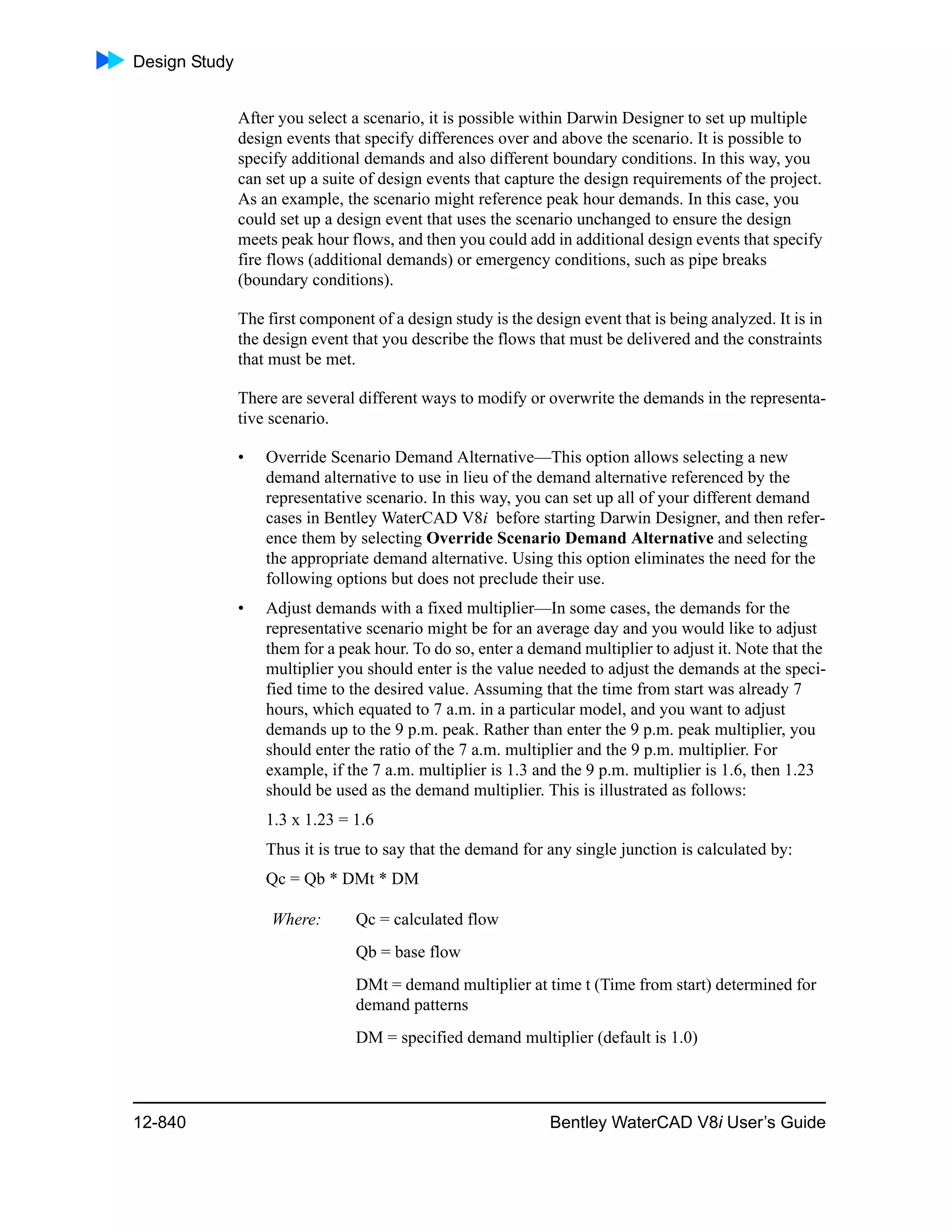 Water cad v8i user's guide