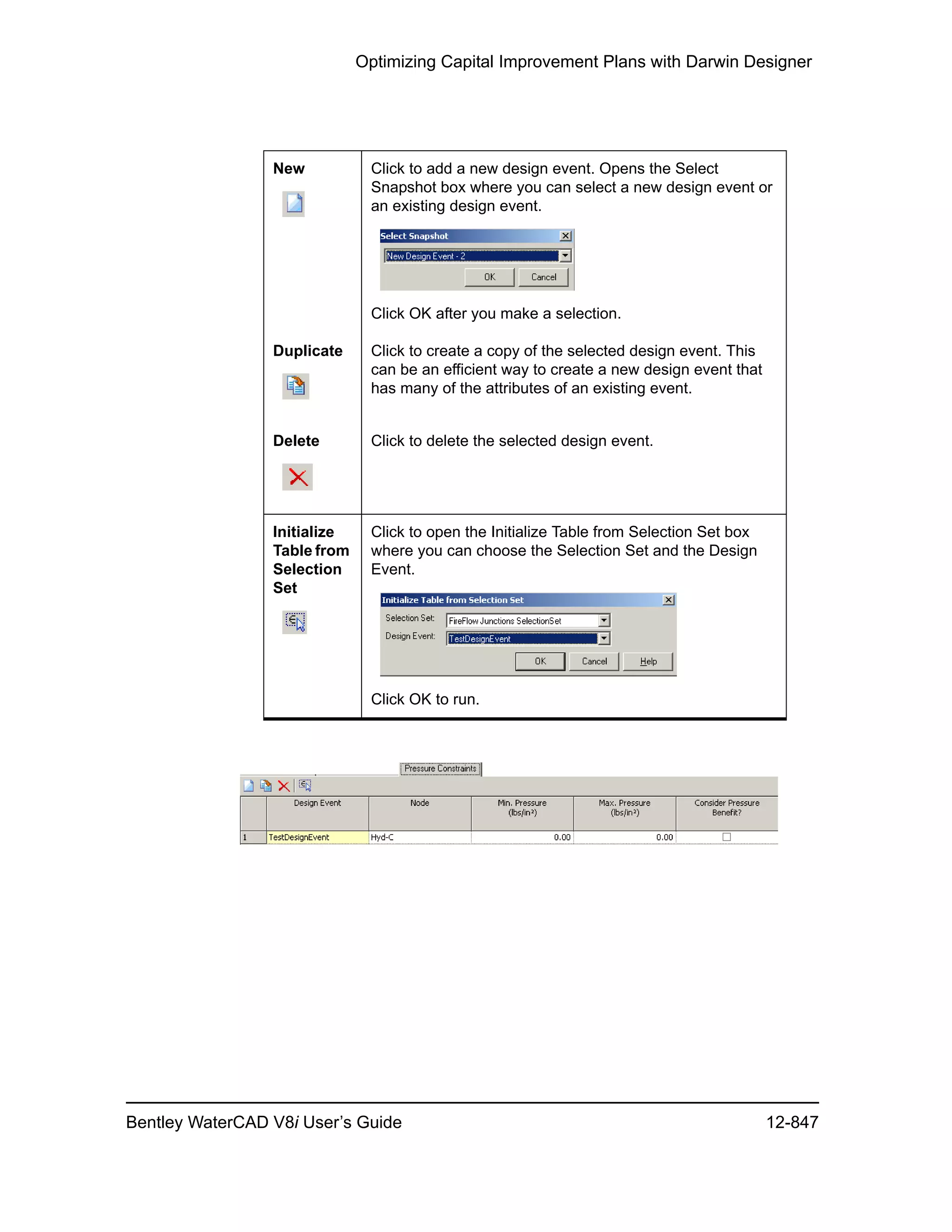 Water cad v8i user's guide