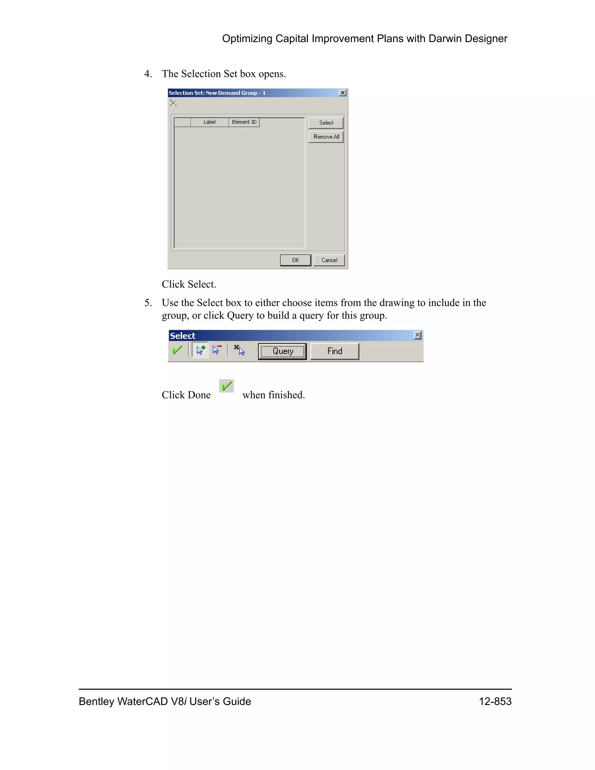 Water cad v8i user's guide