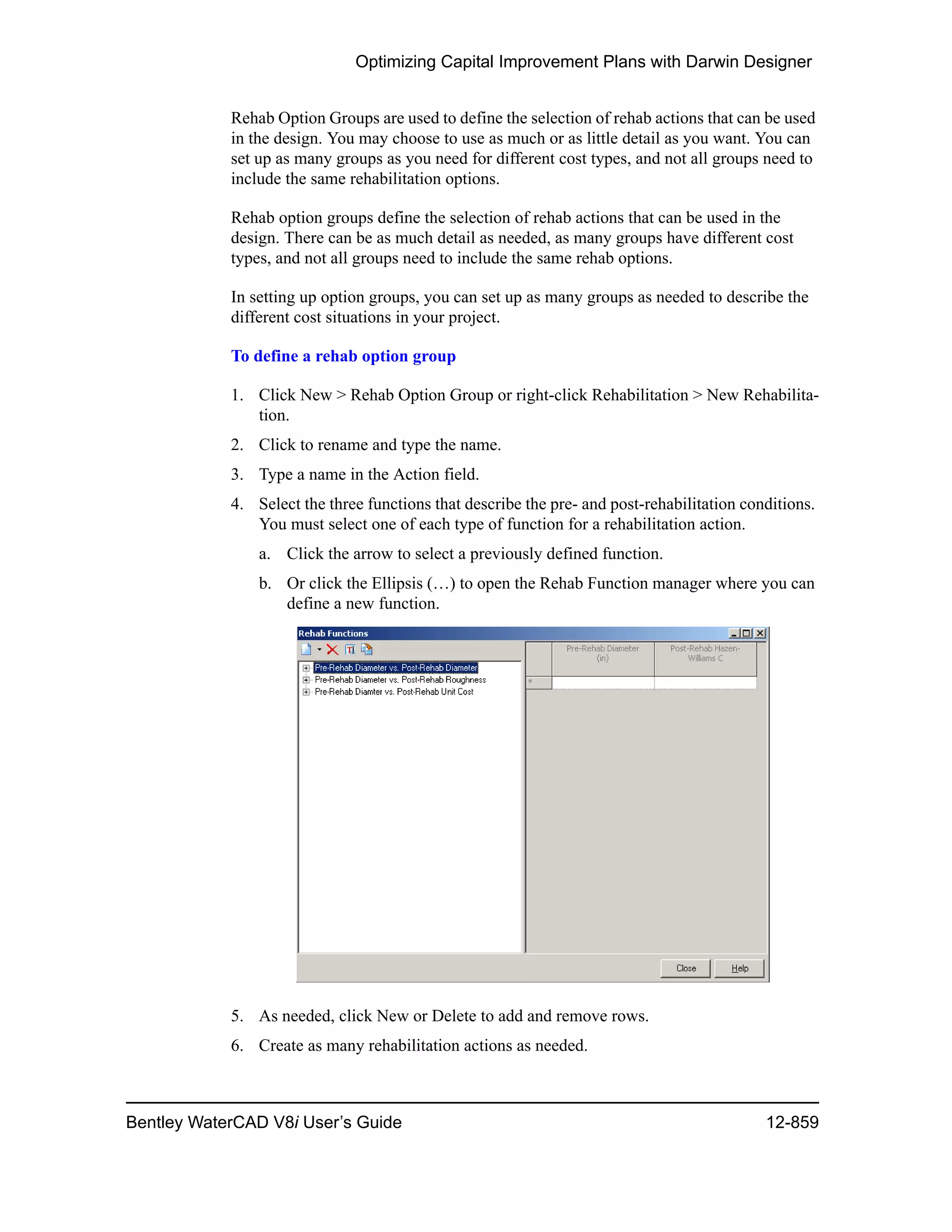 Water cad v8i user's guide