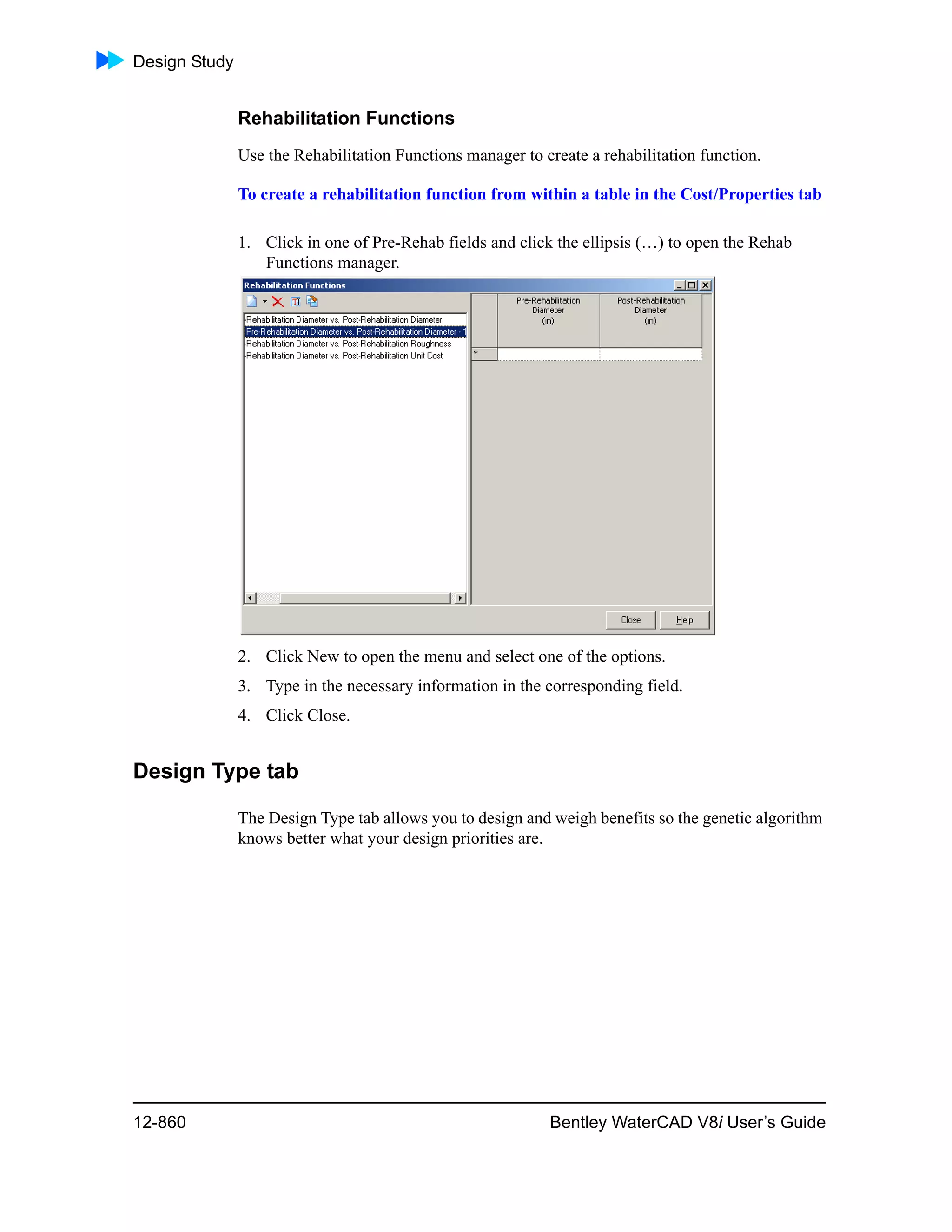 Water cad v8i user's guide