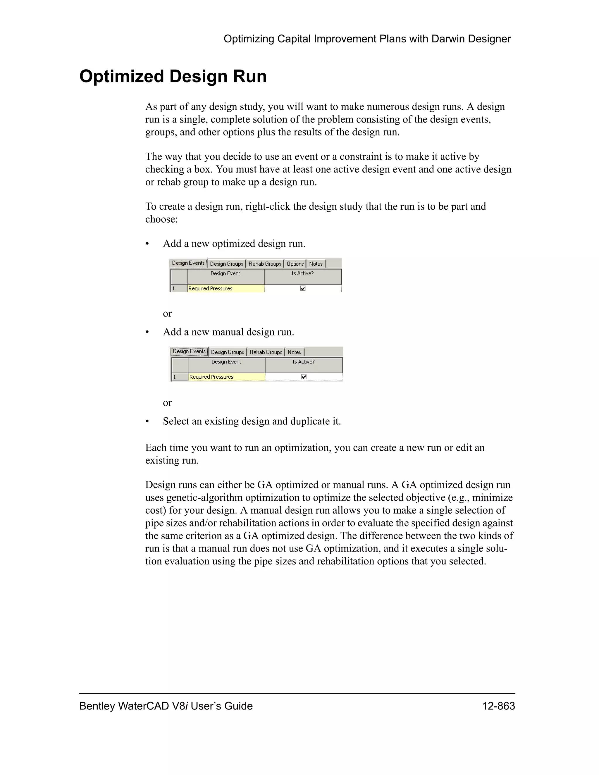 Water cad v8i user's guide