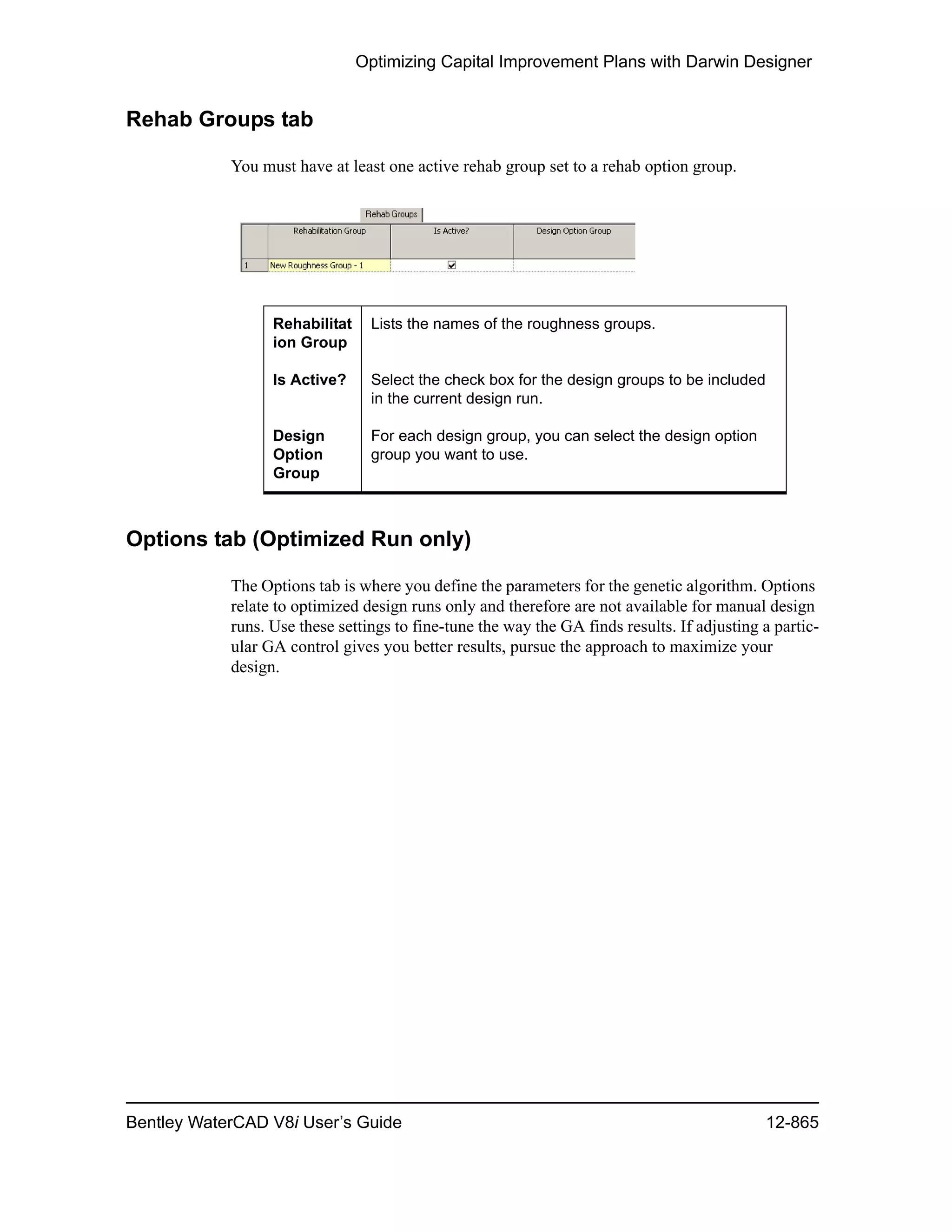 Water cad v8i user's guide