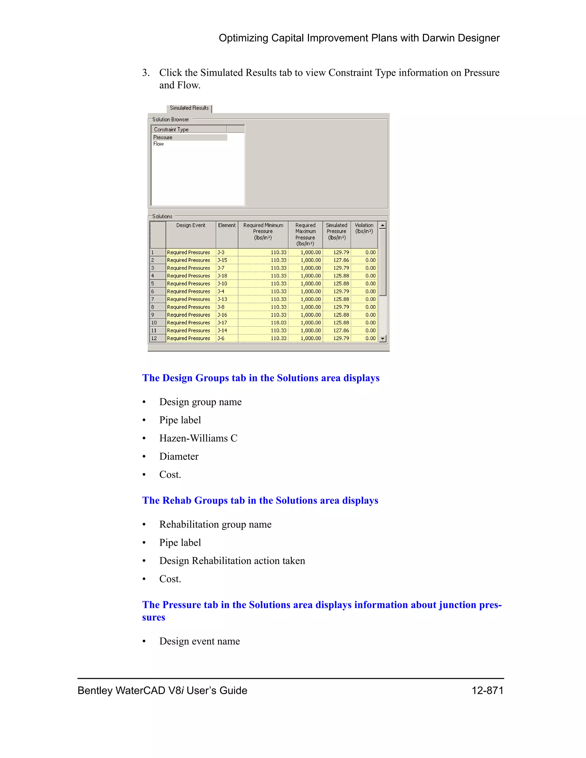 Water cad v8i user's guide