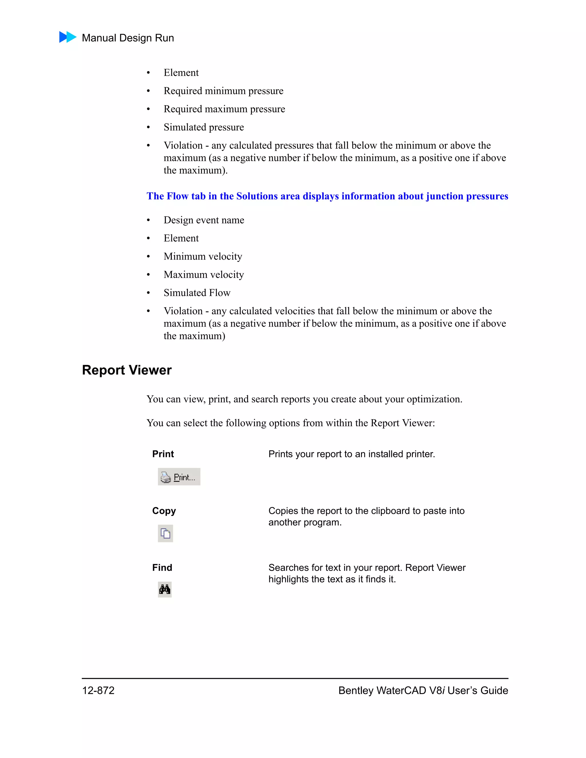 Water cad v8i user's guide