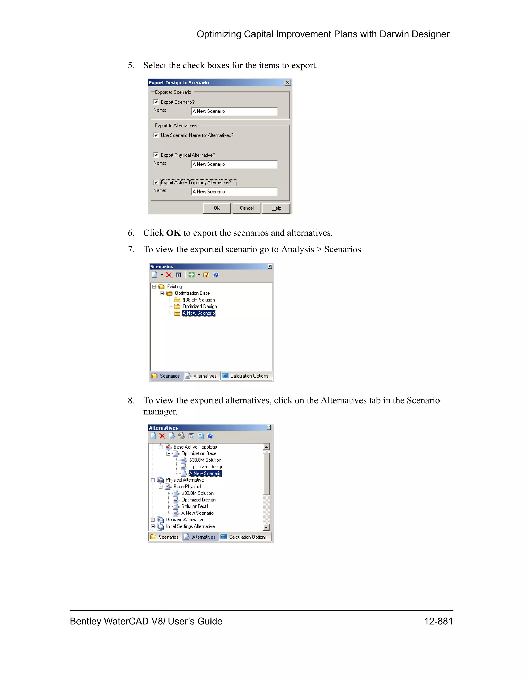 Water cad v8i user's guide