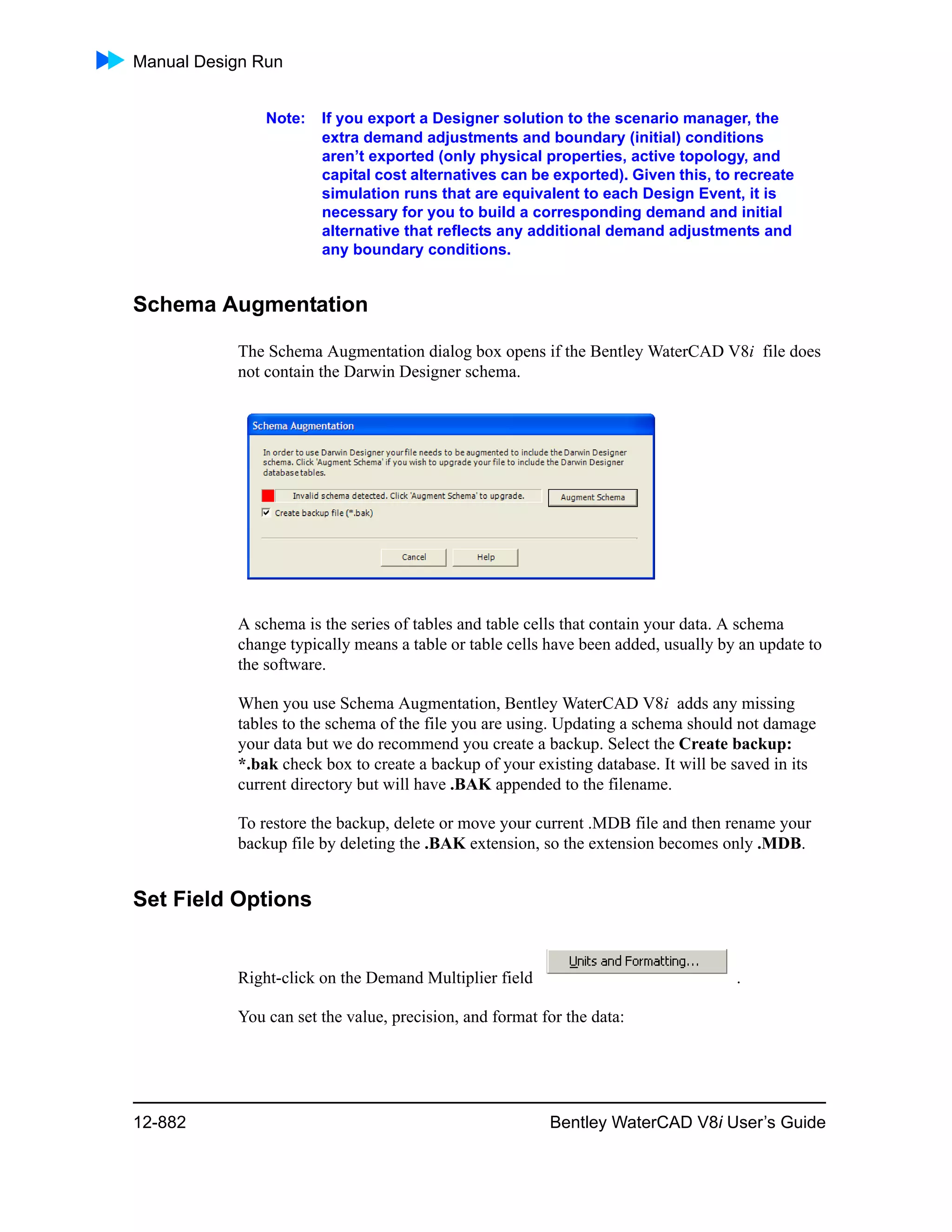 Water cad v8i user's guide