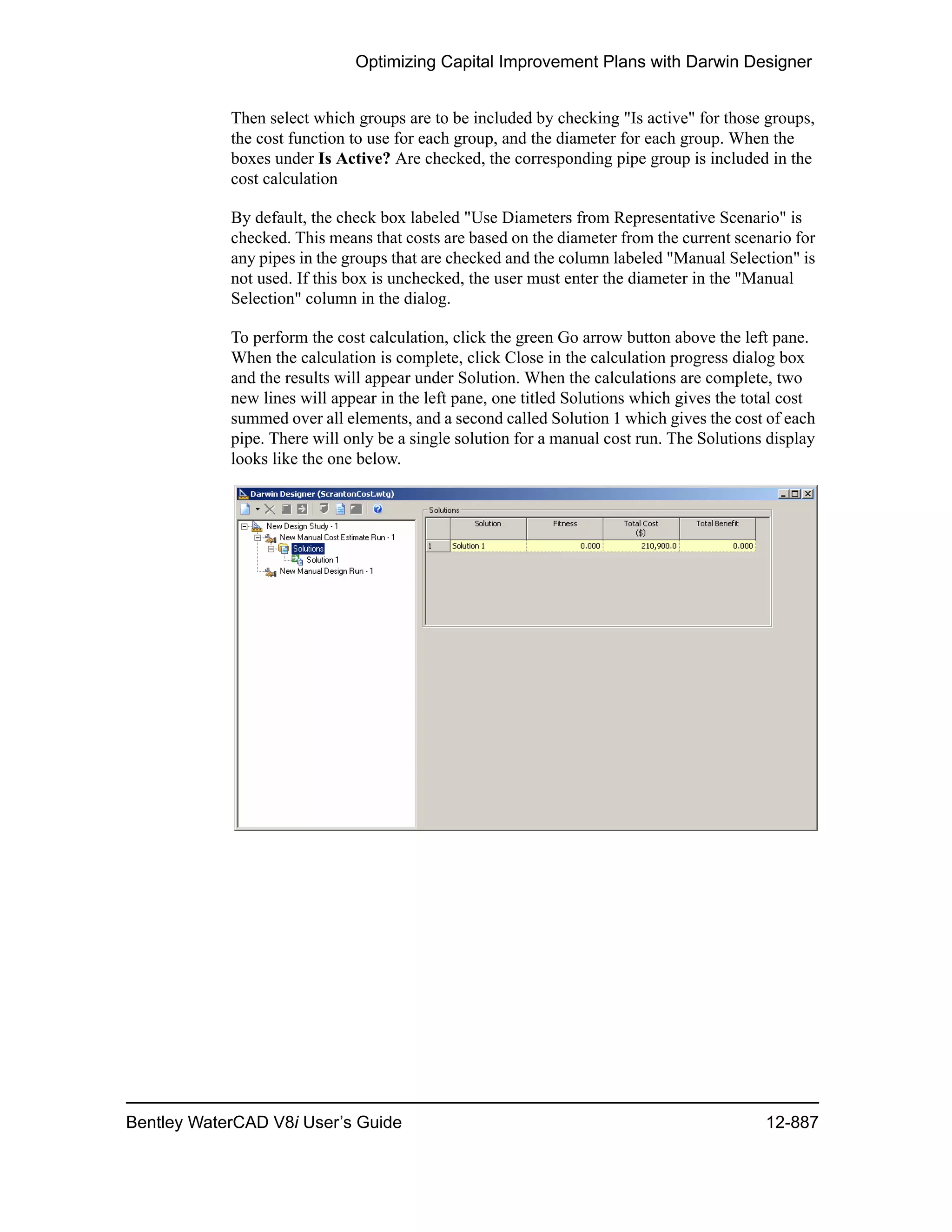 Water cad v8i user's guide
