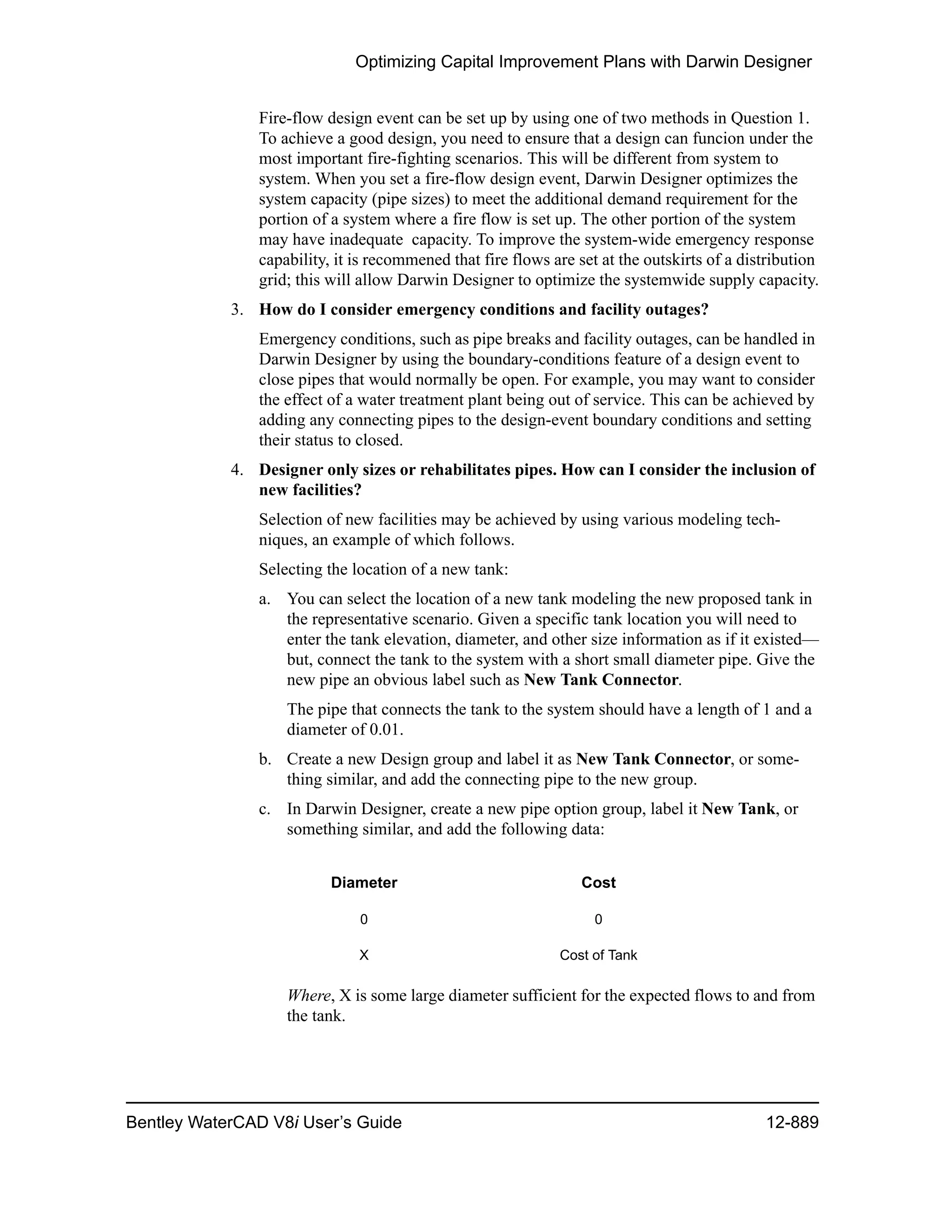 Water cad v8i user's guide