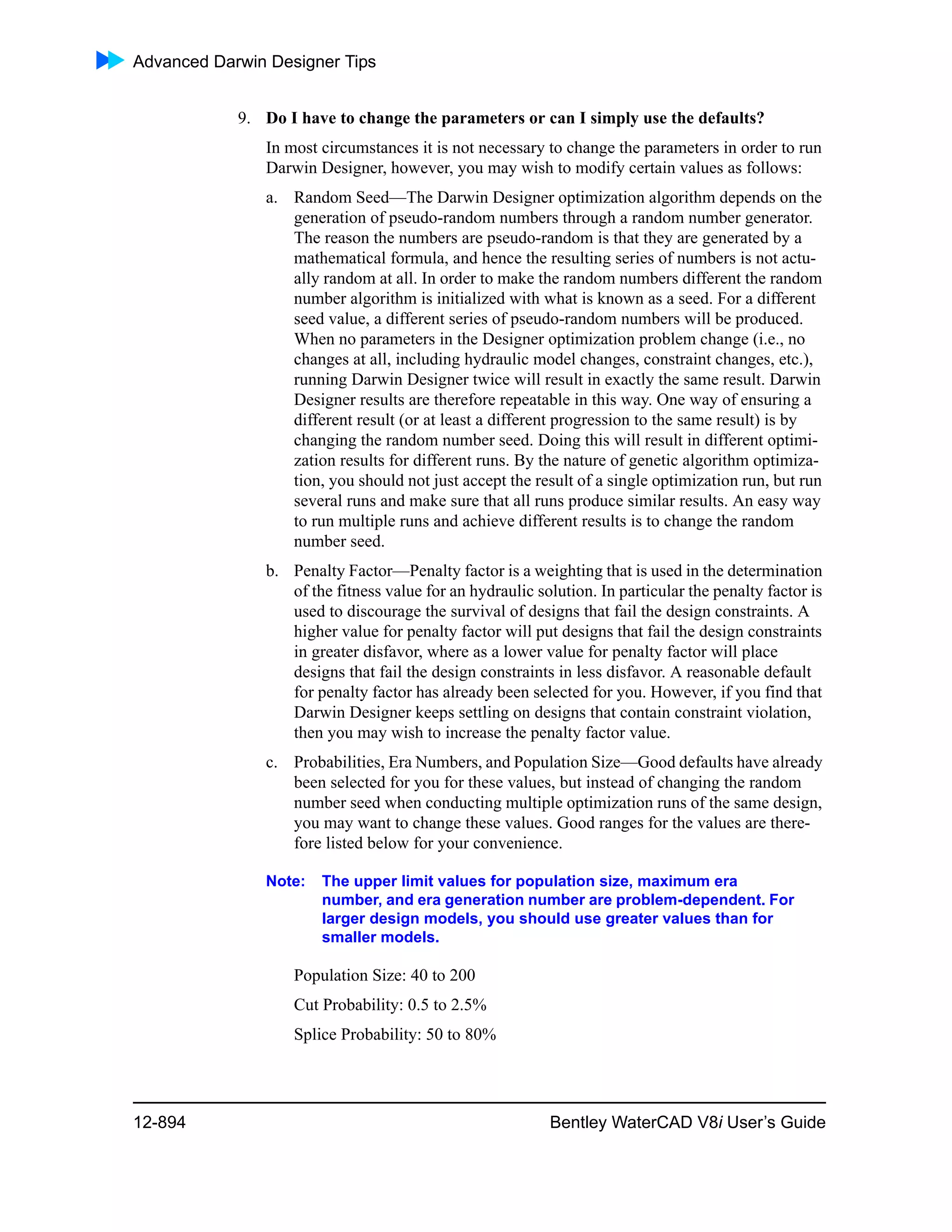 Water cad v8i user's guide