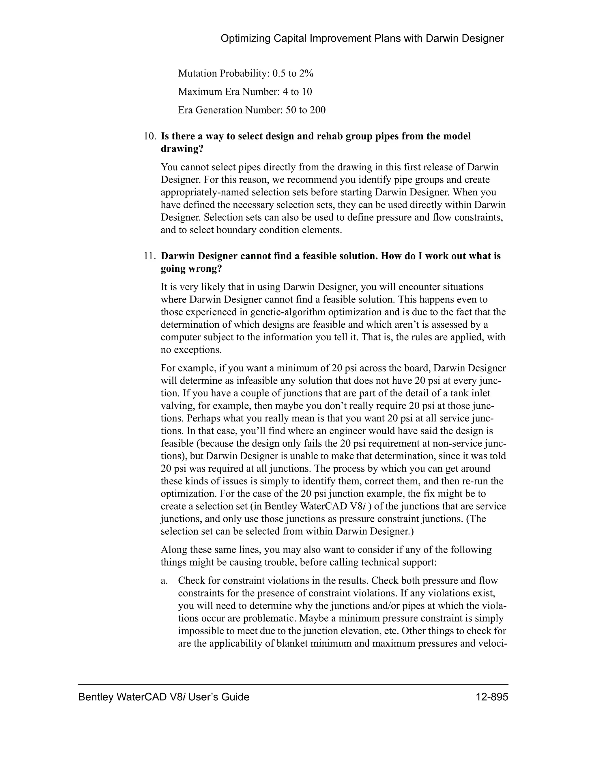 Water cad v8i user's guide