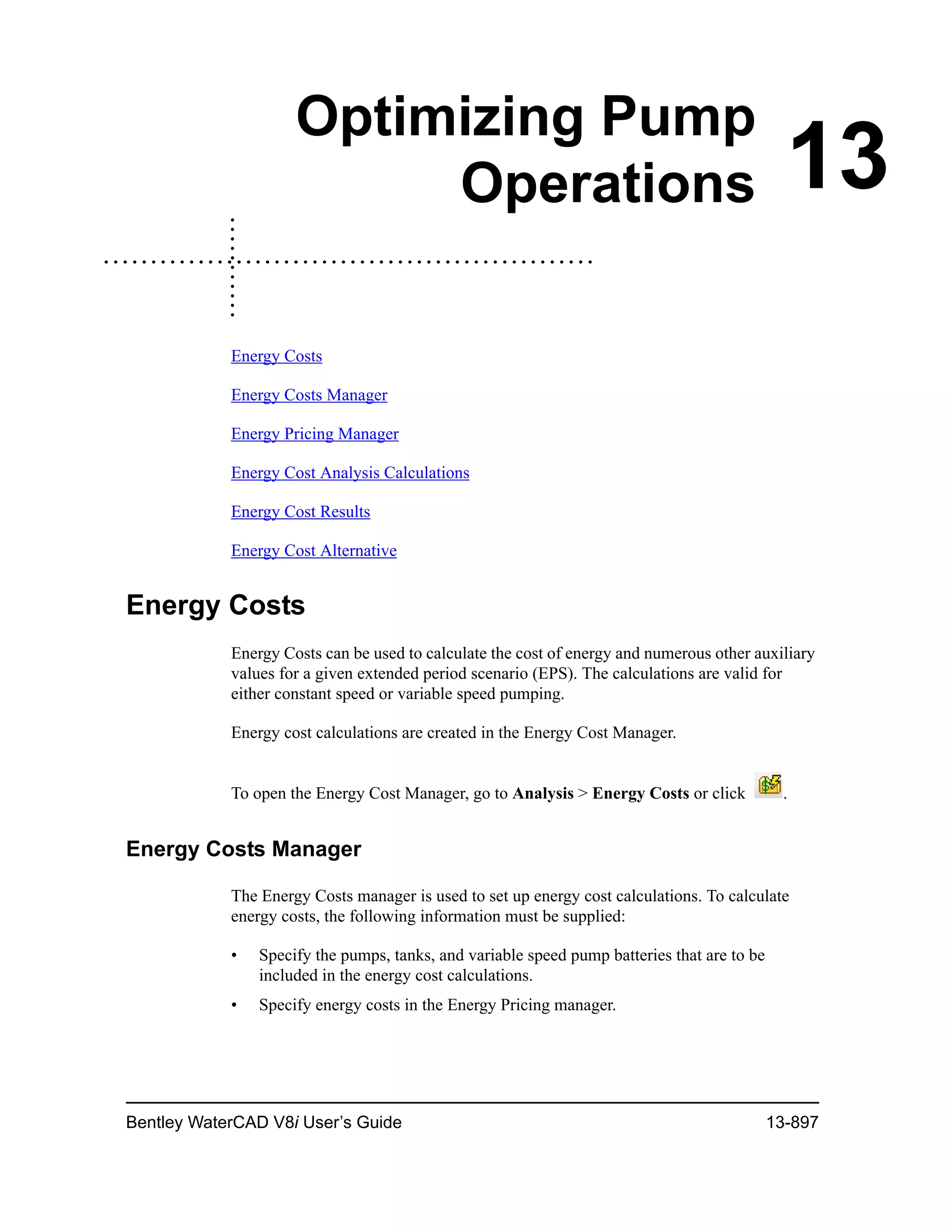 Water cad v8i user's guide