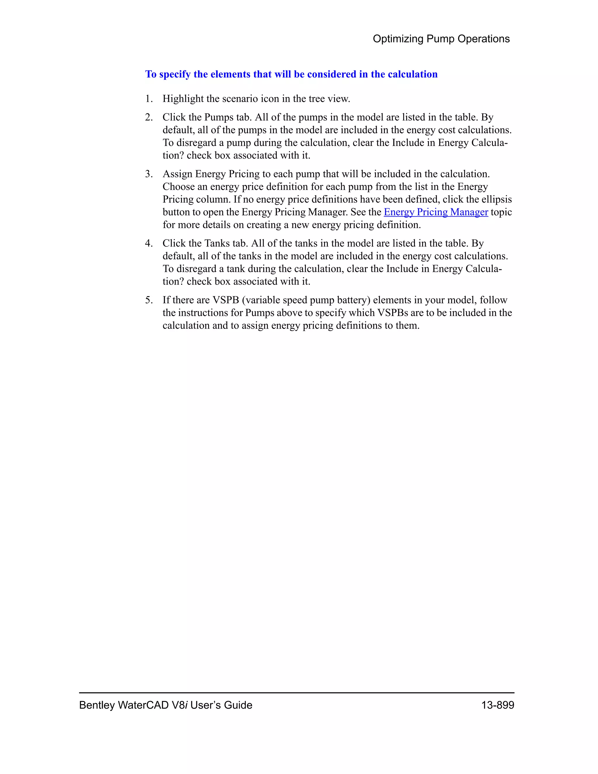 Water cad v8i user's guide