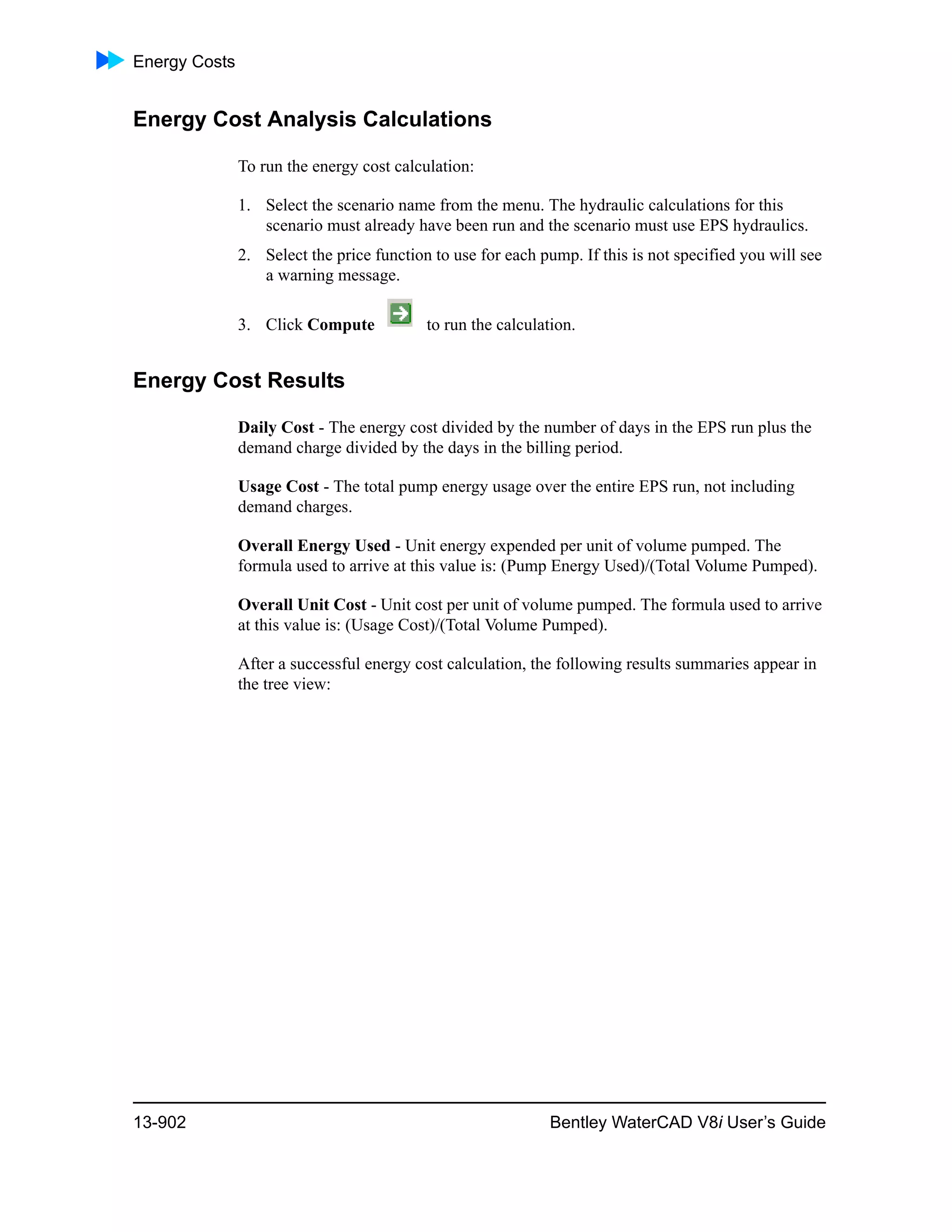 Water cad v8i user's guide