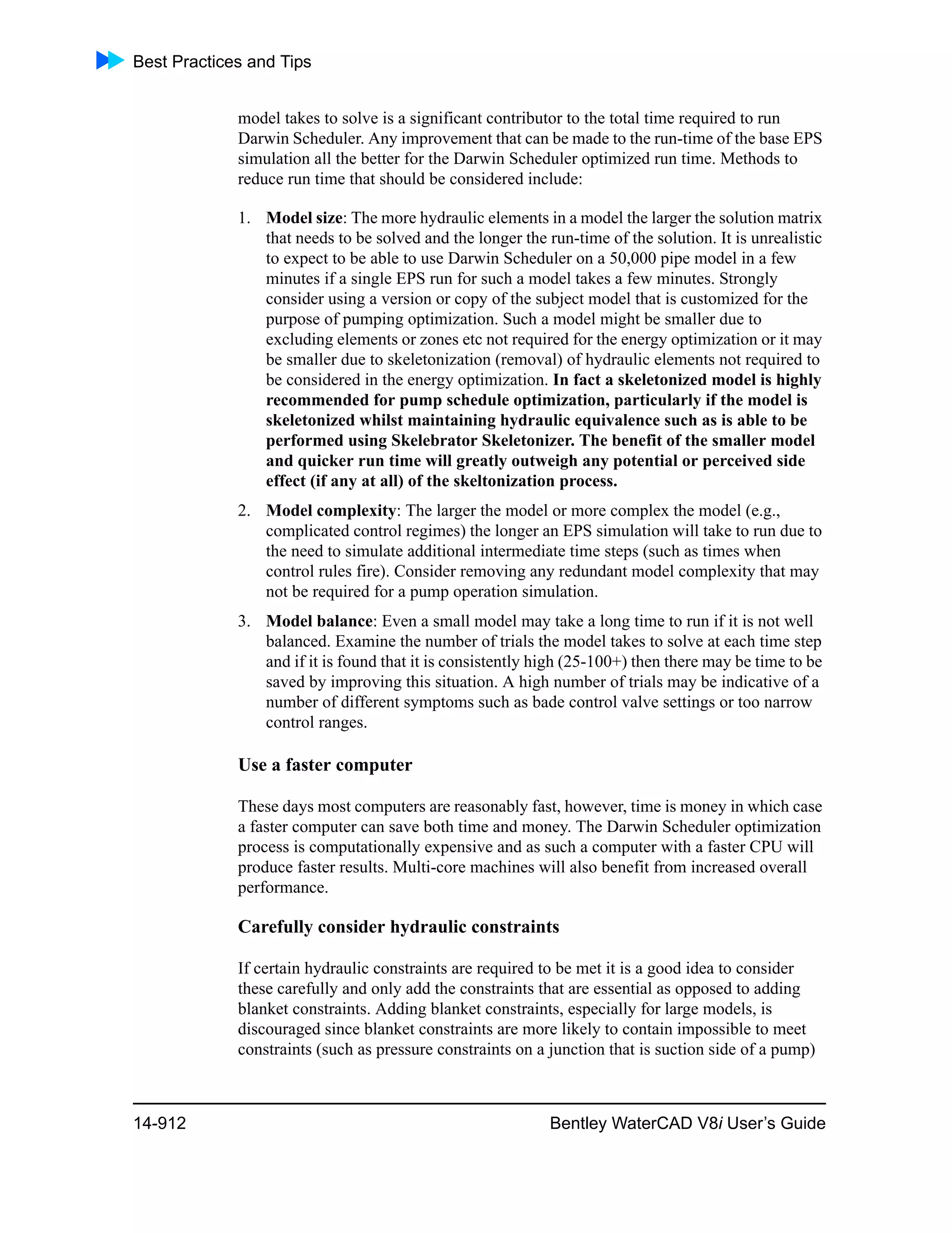 Water cad v8i user's guide