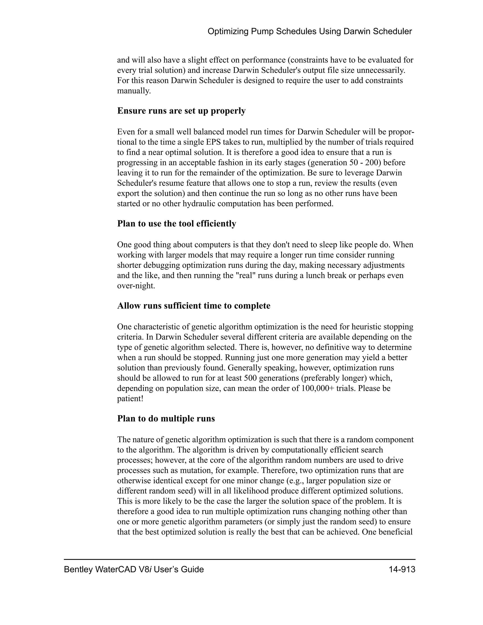 Water cad v8i user's guide