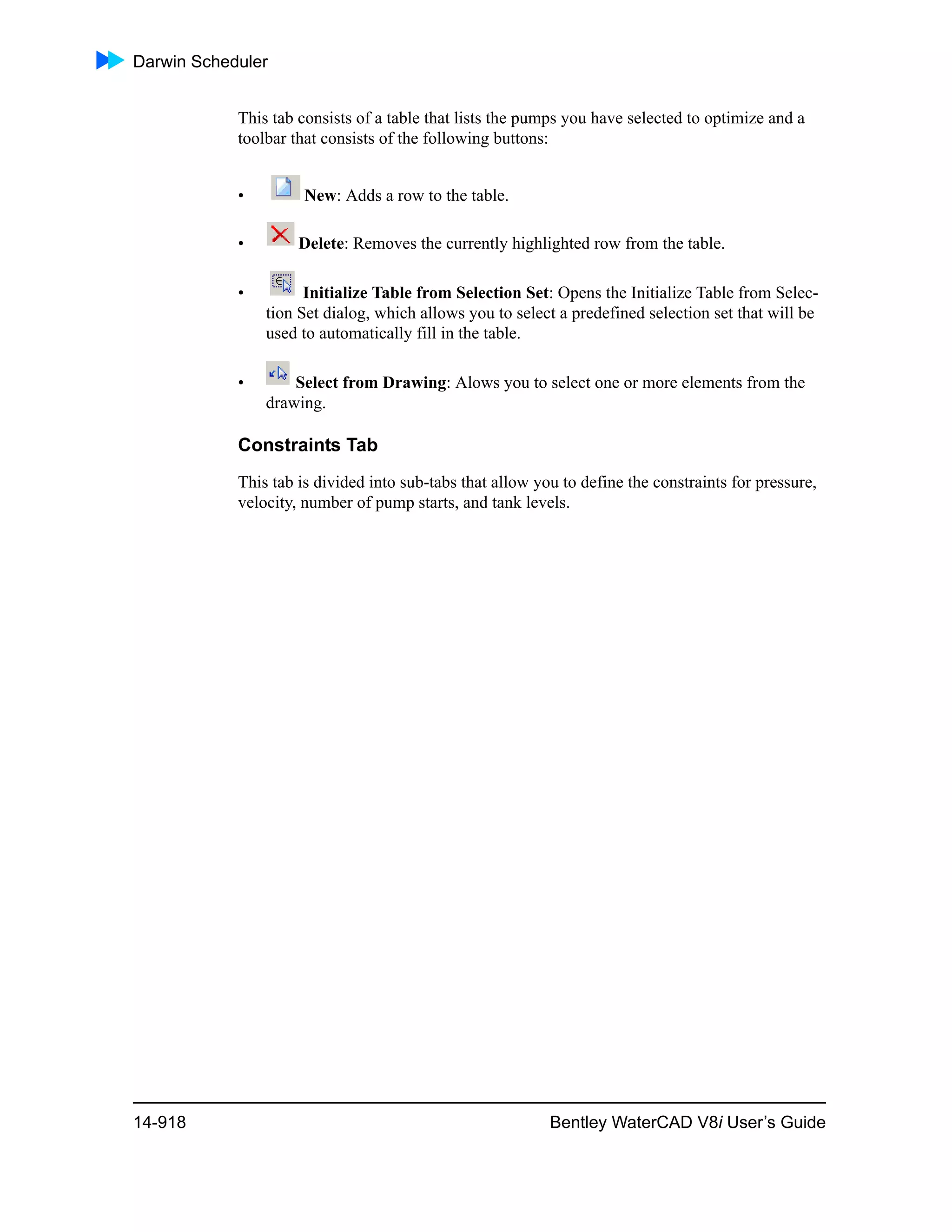 Water cad v8i user's guide