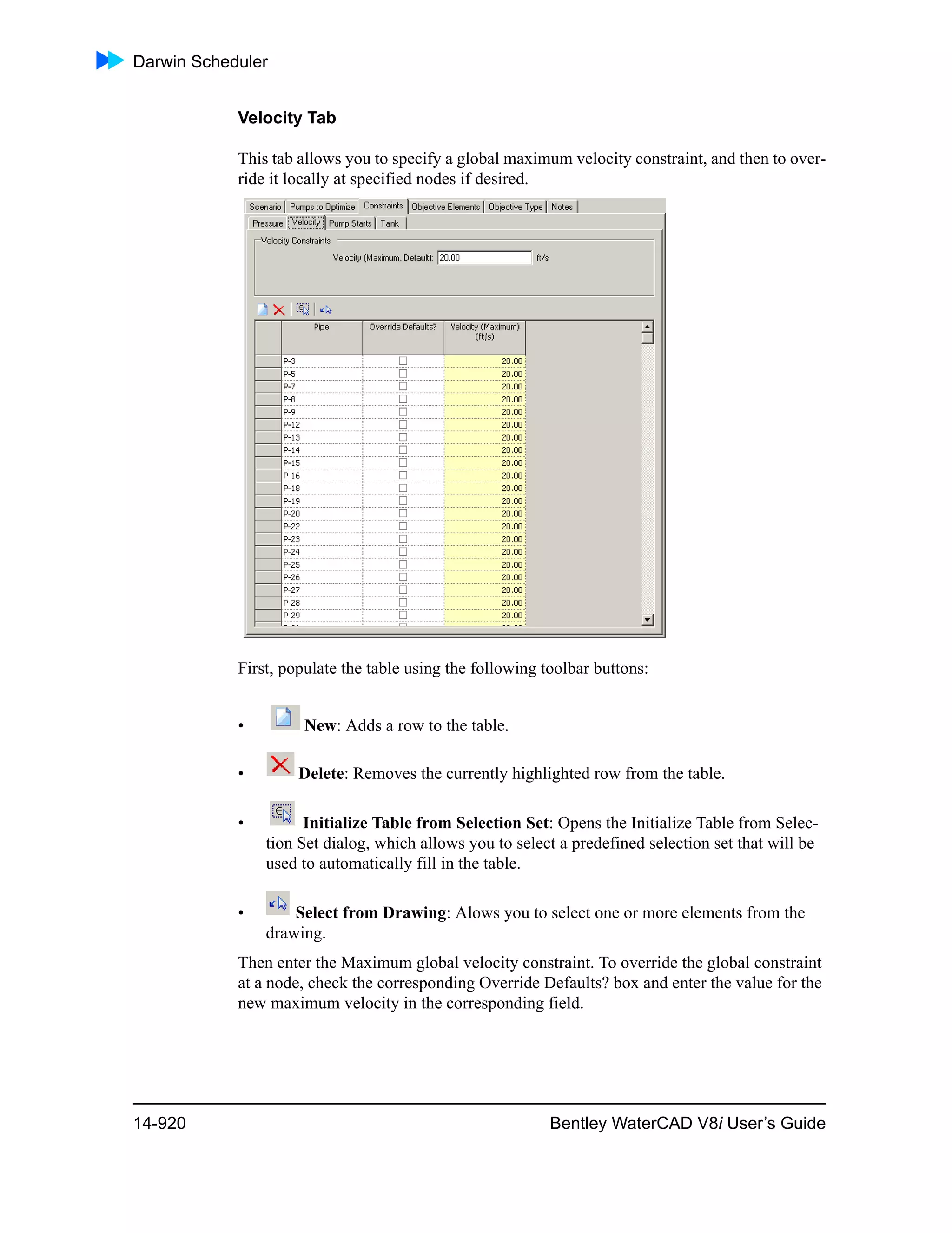 Water cad v8i user's guide