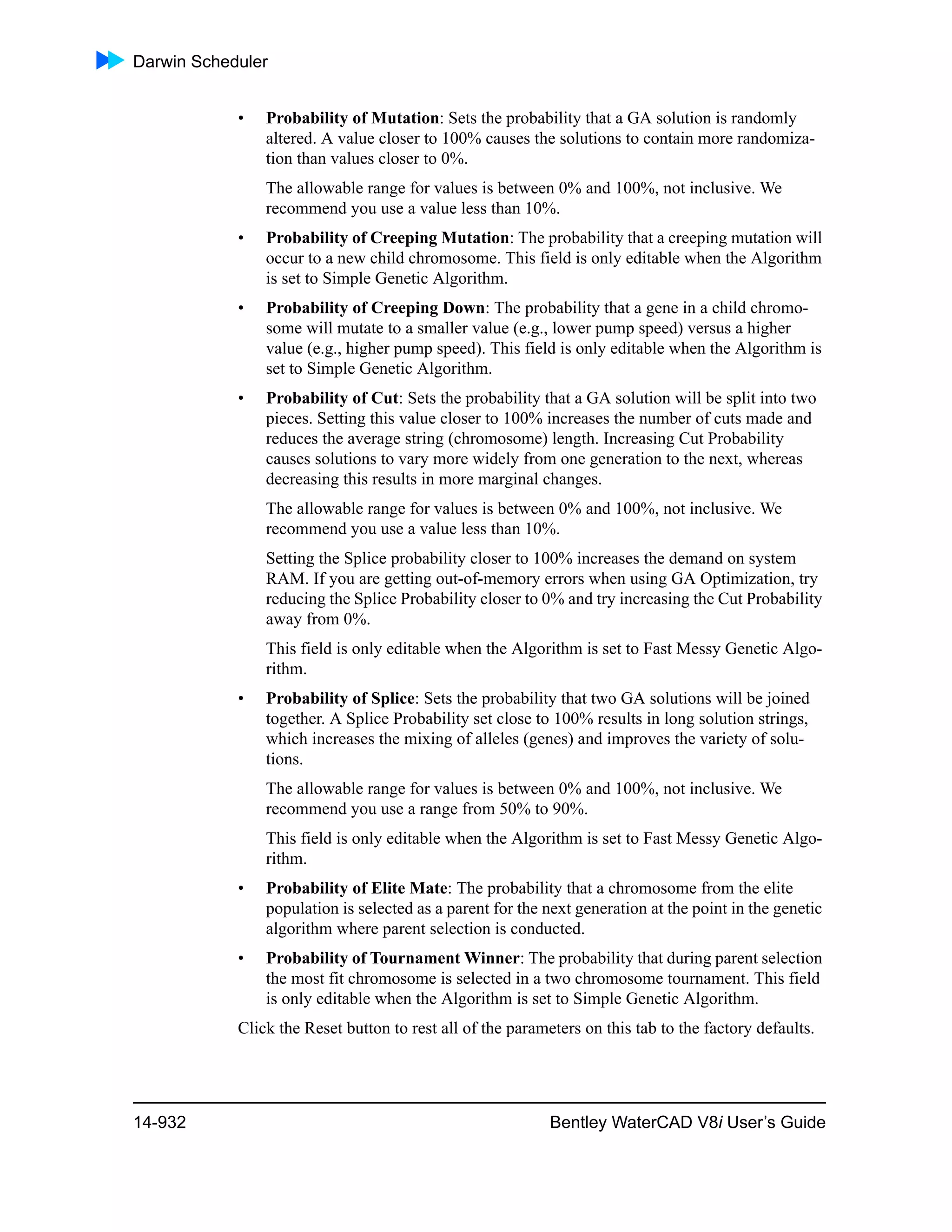 Water cad v8i user's guide