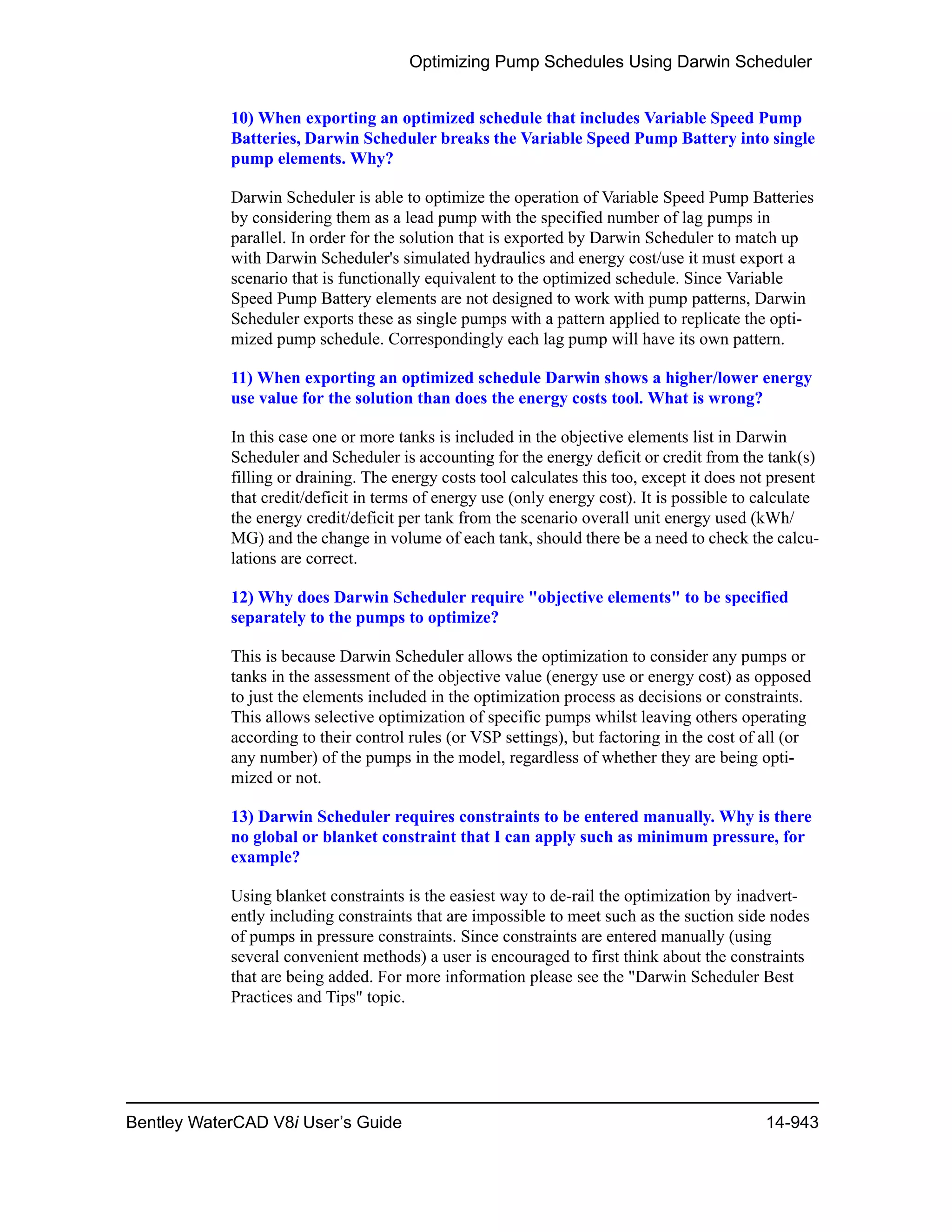 Water cad v8i user's guide