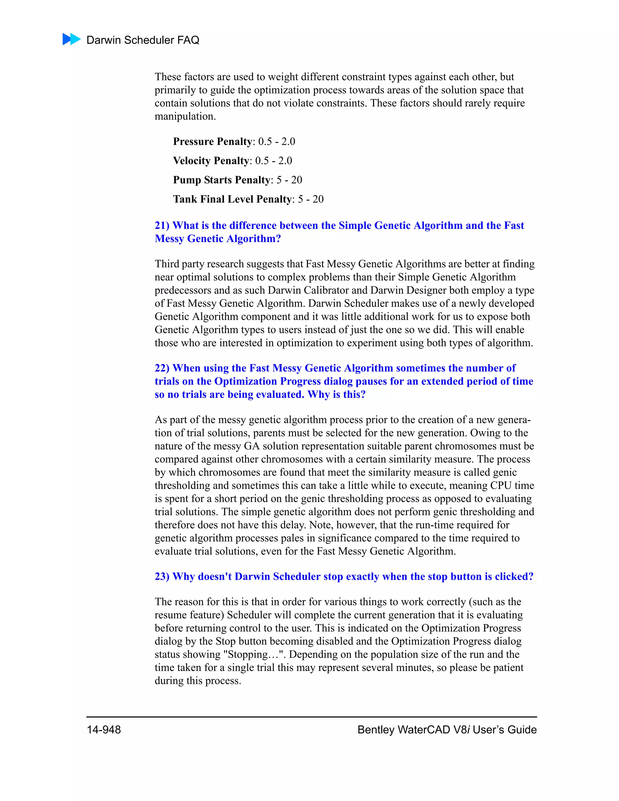 Water cad v8i user's guide