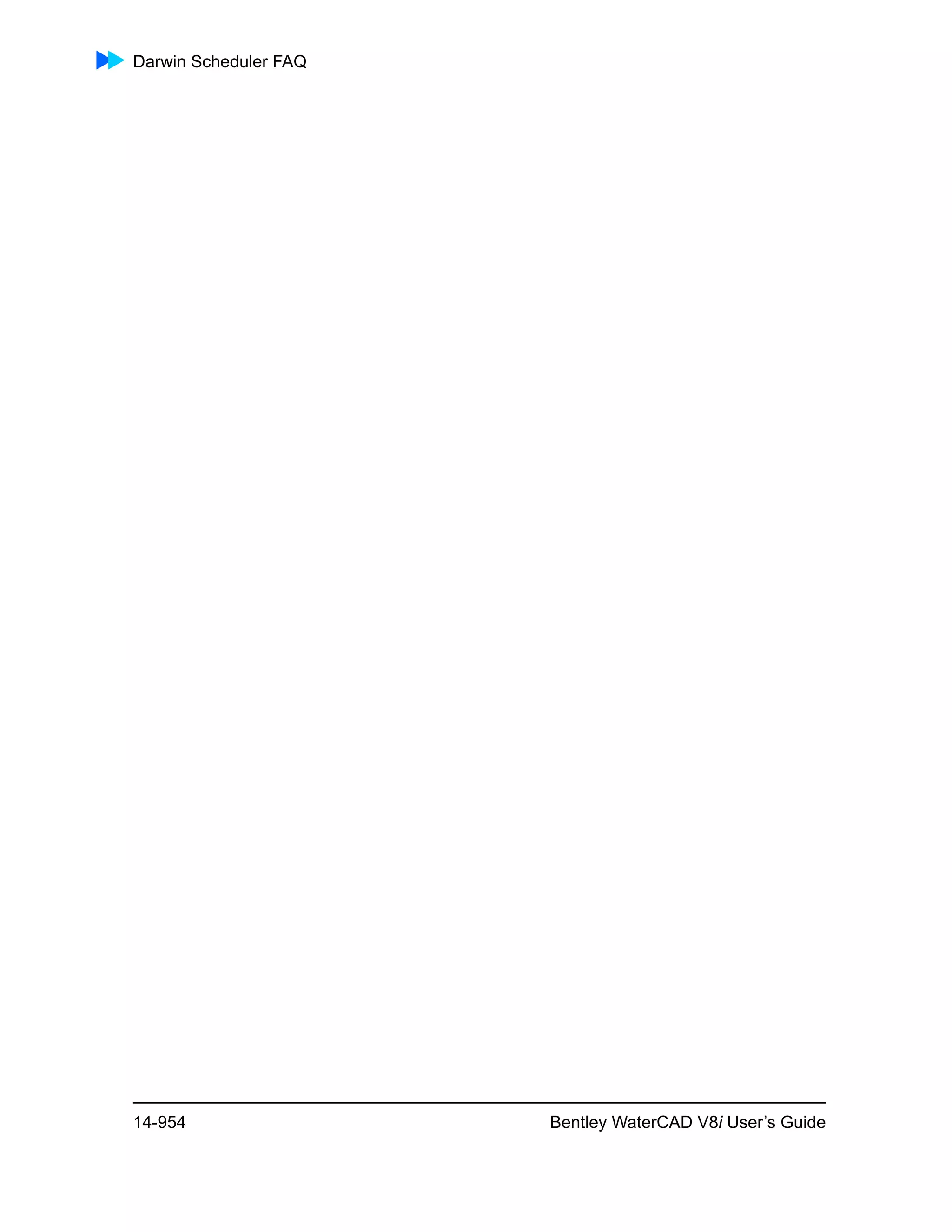 Water cad v8i user's guide