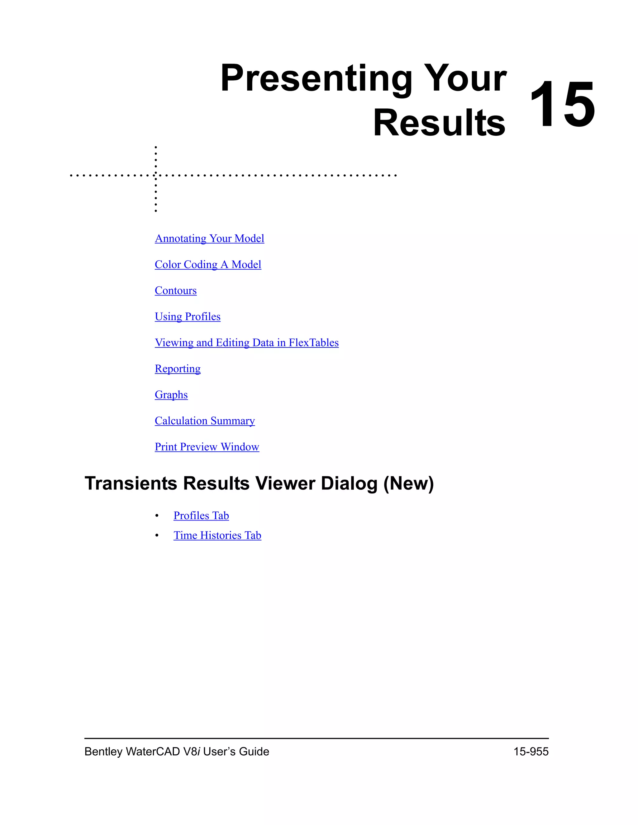 Water cad v8i user's guide