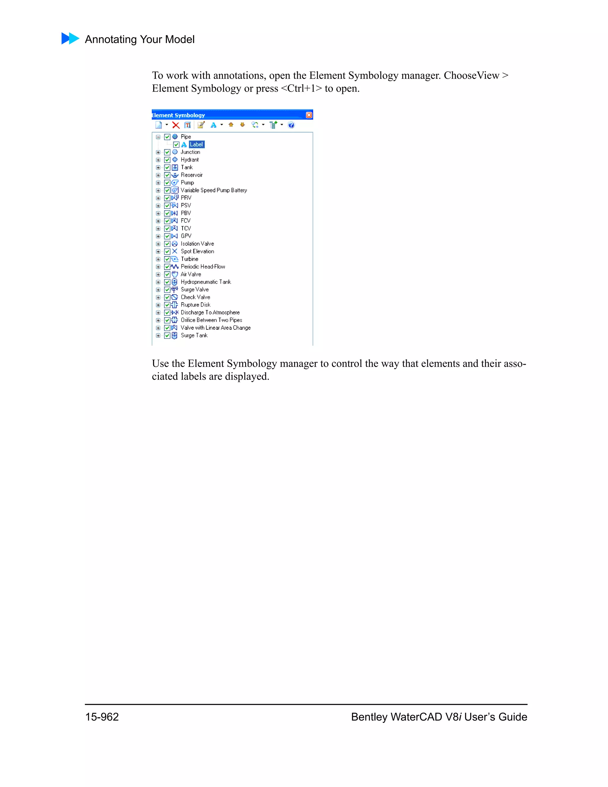 Water cad v8i user's guide