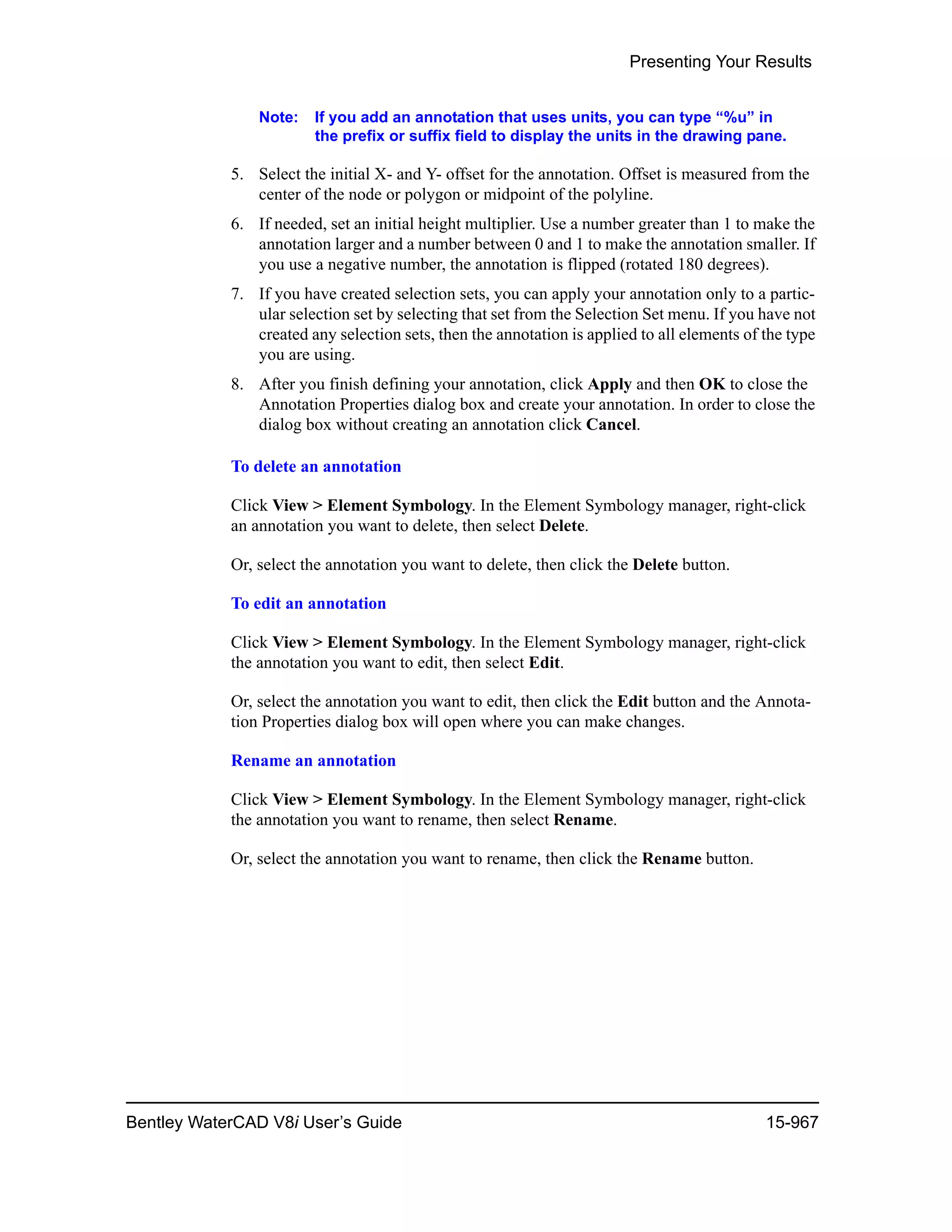 Water cad v8i user's guide