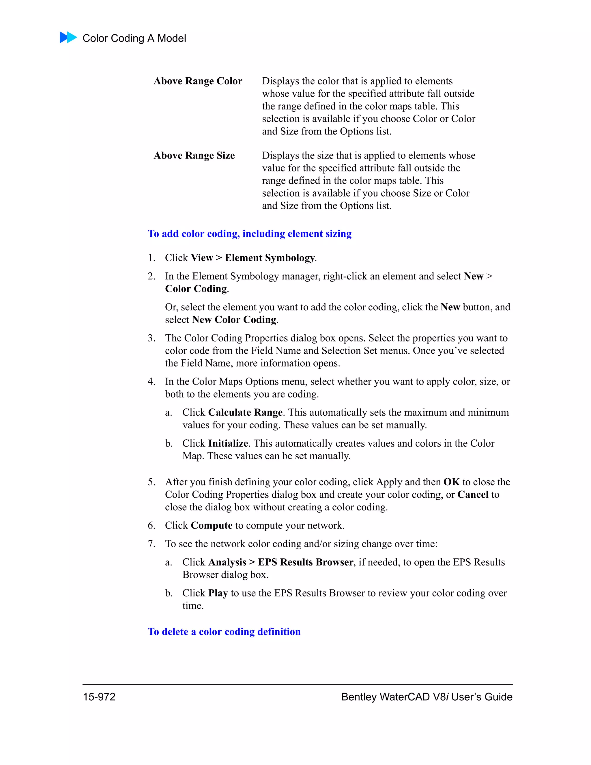 Water cad v8i user's guide