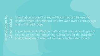 Water Chlorination | PPTX