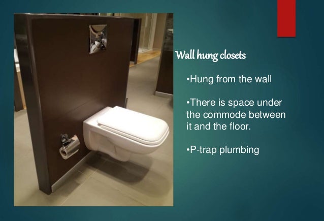 Water Closets And Urinals