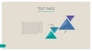 Lorem ipsum dolor sit amet, consectetuer
adipiscing elit, sed diam nonummy nibh euismod
tincidunt ut laoreet dolore magna aliquam erat
volutpat. Ut wisi enim ad minim veniam, quis
nostrud exerci tation ullamcorper suscipit lobortis
nisl ut aliquip ex ea commodo consequat. Duis
autem vel eum iriure dolor in hendrerit in
vulputate velit esse molestie praesent luptatum
zzril delenit augue duis dolore te feugait nulla
facilisi. Nam liber tempor cum soluta nobis eorum
saepius. Claritas est etiam processus
21%
4
TEXT PAGE
MORE TEXT INFORMATION DEMO SLIDE
 