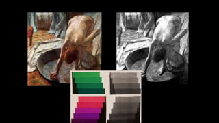 “value’ = the black-and-white 
of the color 
 