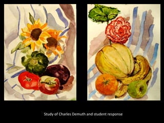 Study of Charles Demuth and student response
 