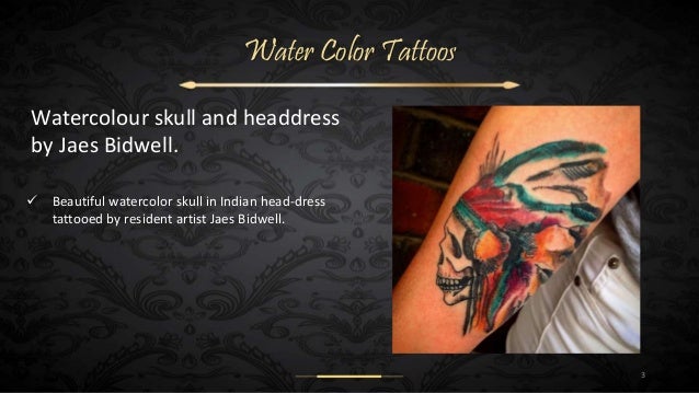 water color tattoos dark bg water color tattoos dark bg