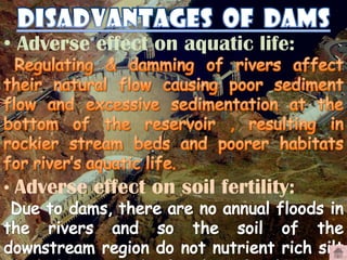 • Adverse effect on aquatic life:

• Adverse

effect on soil fertility:

 